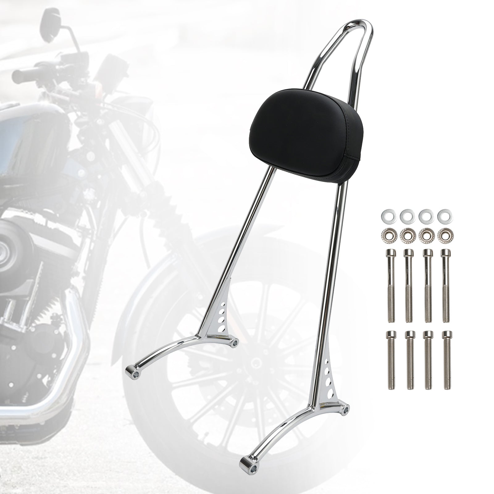 Sportster Iron 883 1200 XL 48 72 Passenger Sissy Bar Backrest