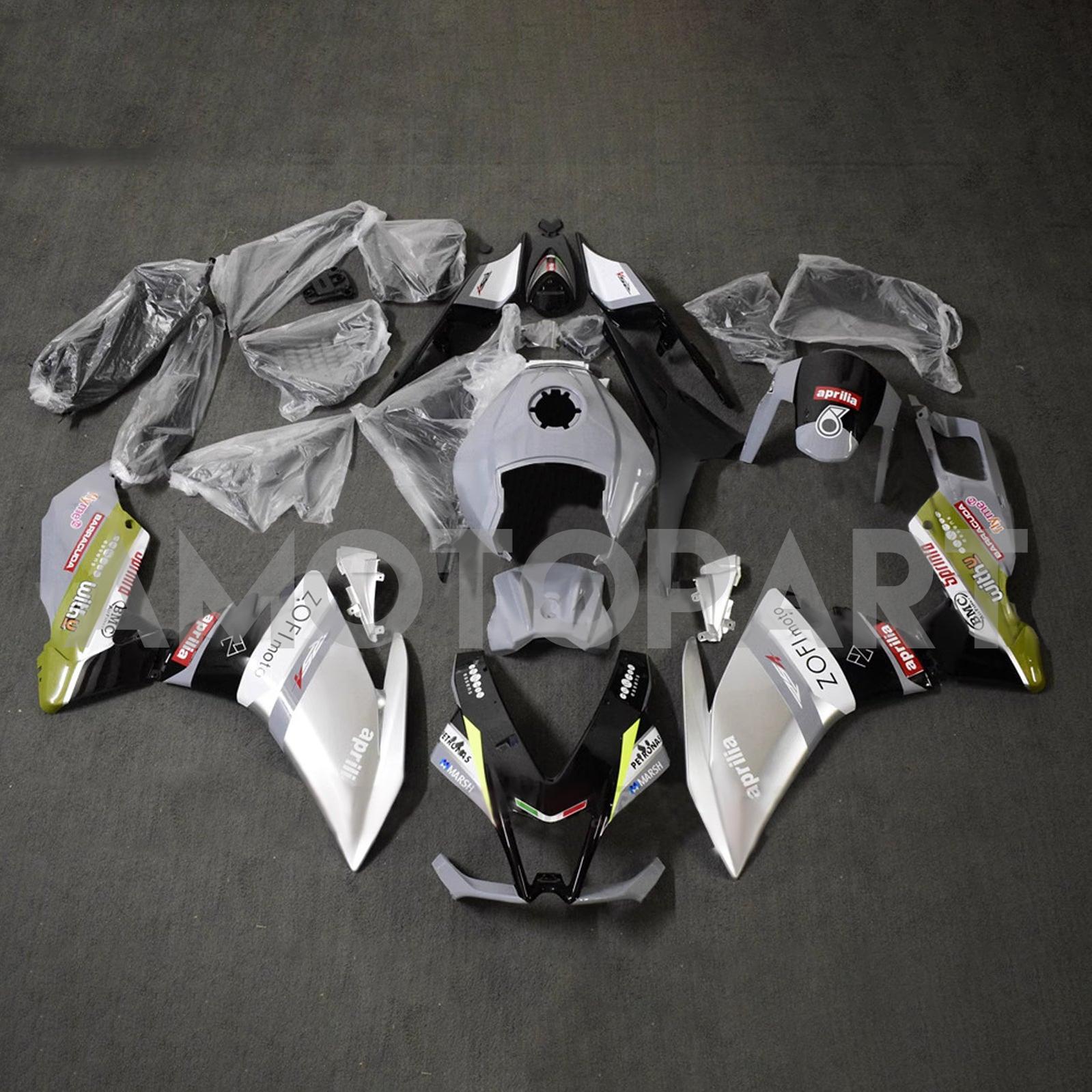 AMOTOPART 2012-2016 APRILIA RS4 / 125/50 Grå vit svart fairing-kit