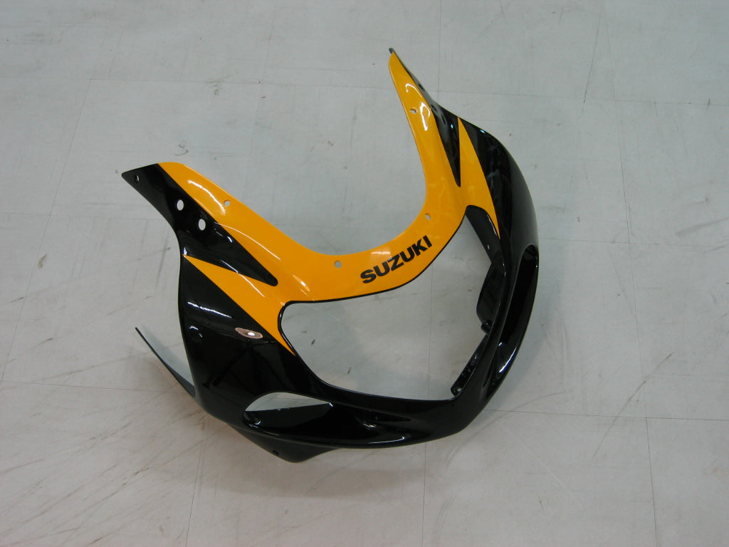 Amotopart 2001-2003 Suzuki GSXR600 Yellow Black Fairing Kit