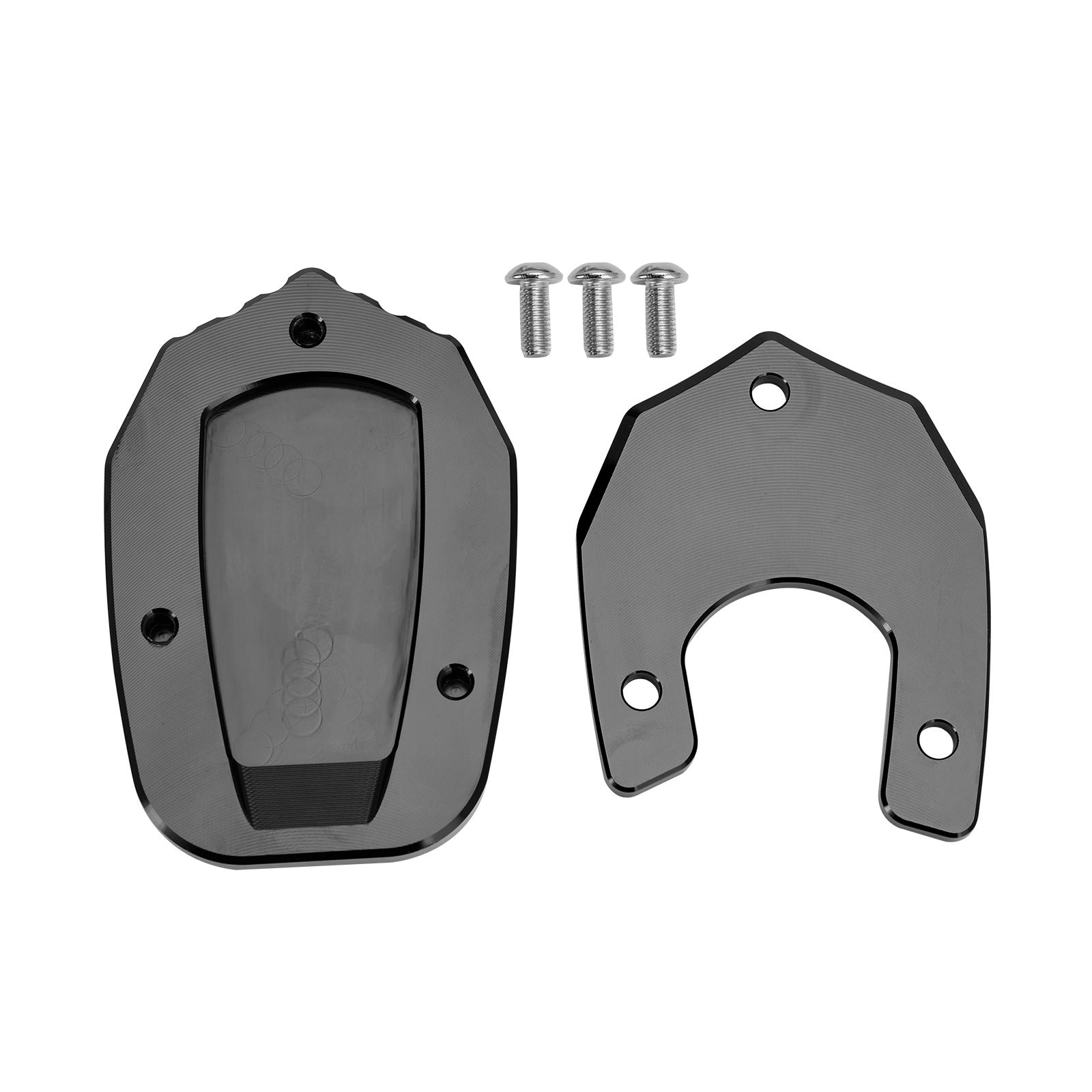 Suzuki 15-20 GSX-S1000 & 22-23 GSX-S1000 Black Kickstand Enlarge Plate Pad