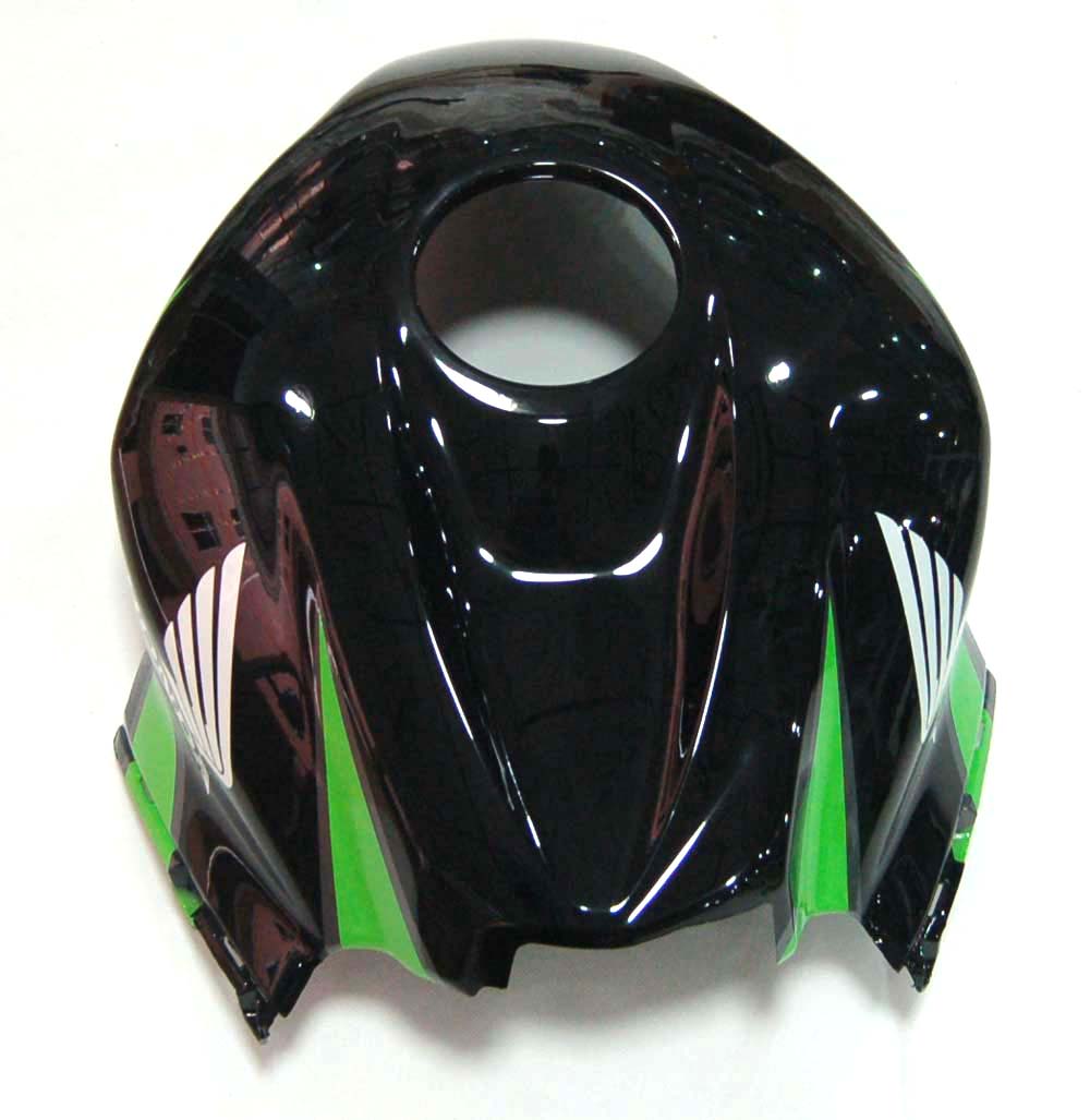 Amotopart 2009–2012 Honda CBR600RR Grün-Schwarz-Verkleidungsset