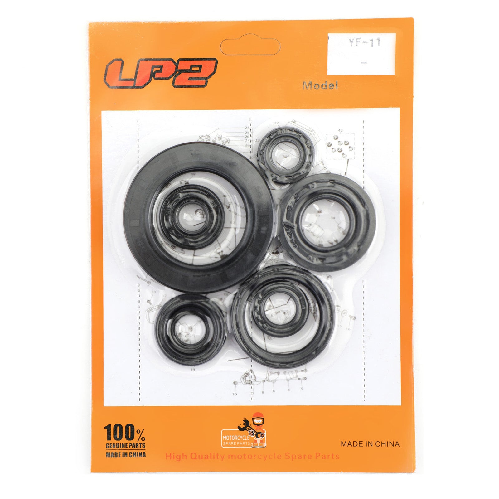 8pcs 1992-2001 Honda CR250R CR250R CR-250R Motor Oil Seal Kit Set