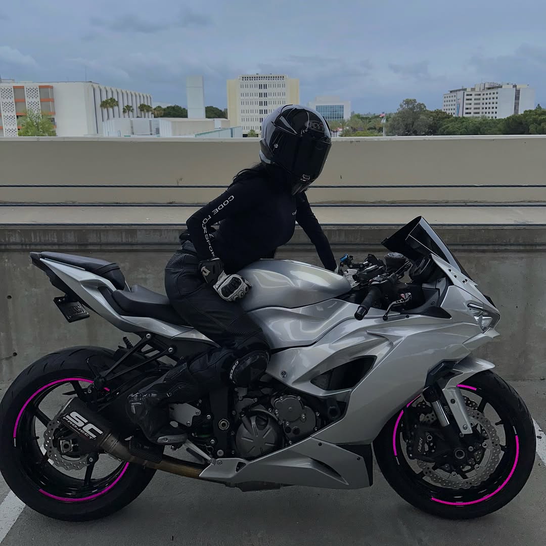 Kit carena sfumata Amotopart 2019-2023 Kawasaki ZX6R