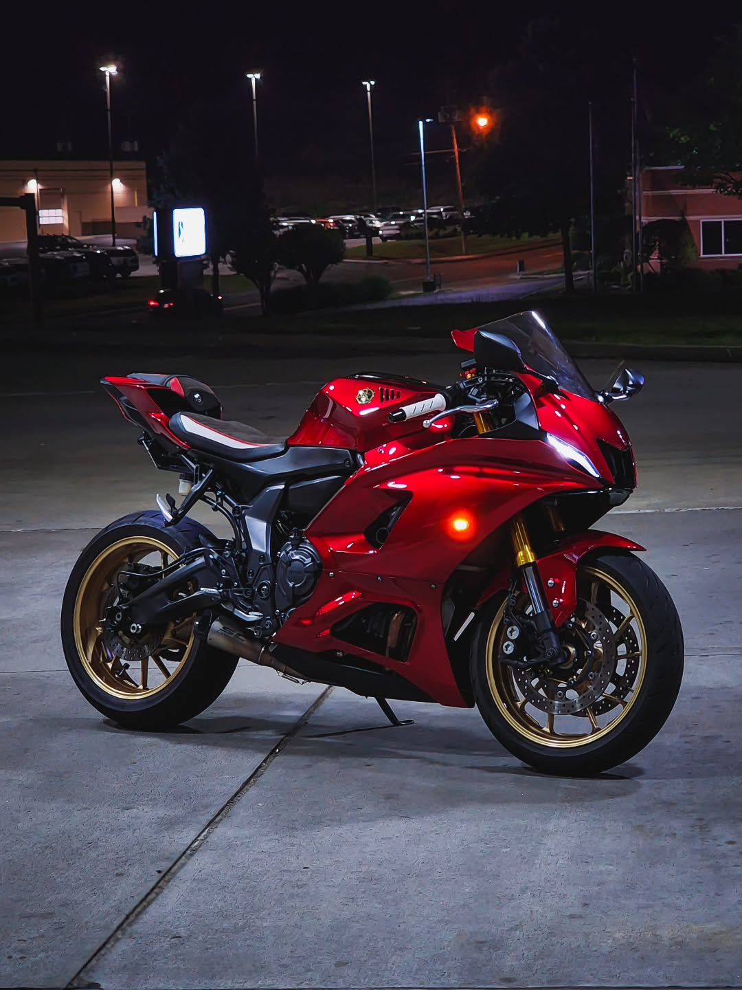 Amotopart 2021-2025 Yamaha YZF-R7 Red Fairing Kit