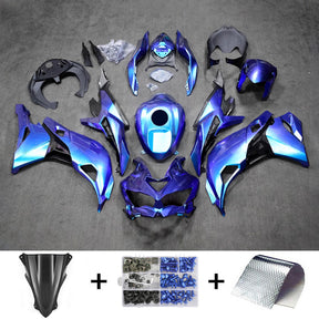 Amotopart 2019-2024 Ninja ZX-25R ZX-4R ZX-4RR Kawasaki Kit carena blu lucido