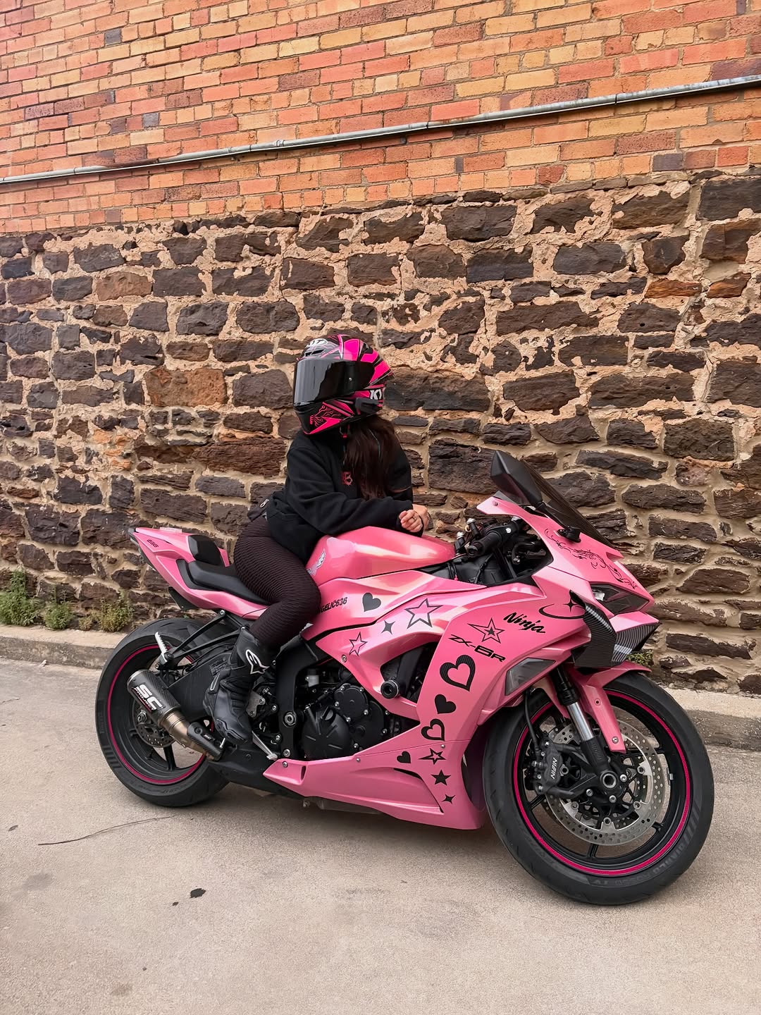 Amotopart 2024-2026 Kawasaki ZX-6R Pink Chameleon Fairing Kit