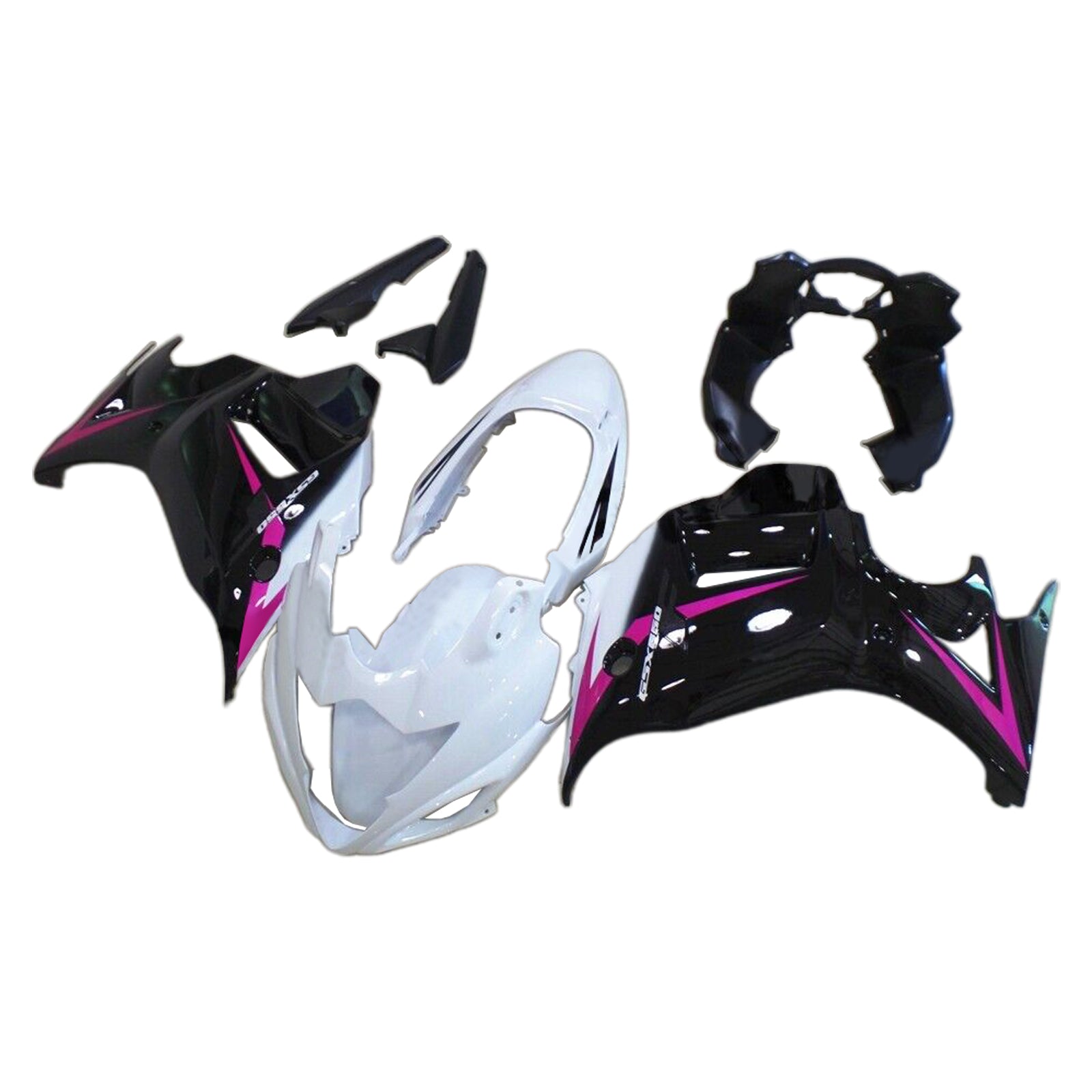 Amotopart 2008-2013 GSX650F Katana Suzuki Black&Pink Fairing Kit