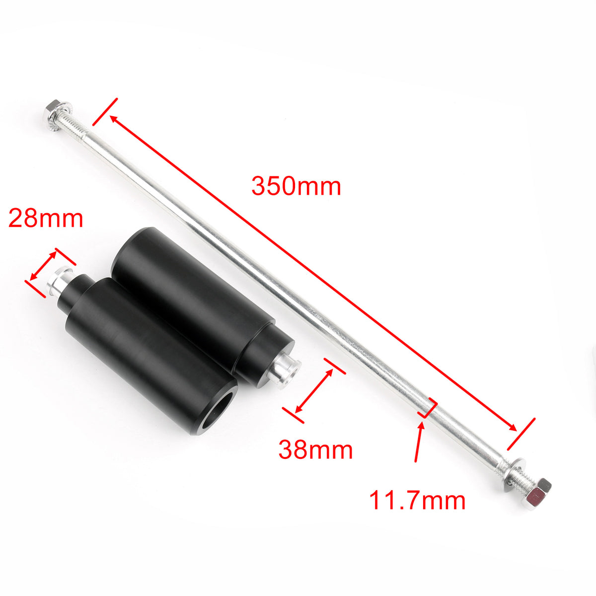 Protezione protettiva per cursori telaio in alluminio adatta per Suzuki Sv Dl 650 1000 S