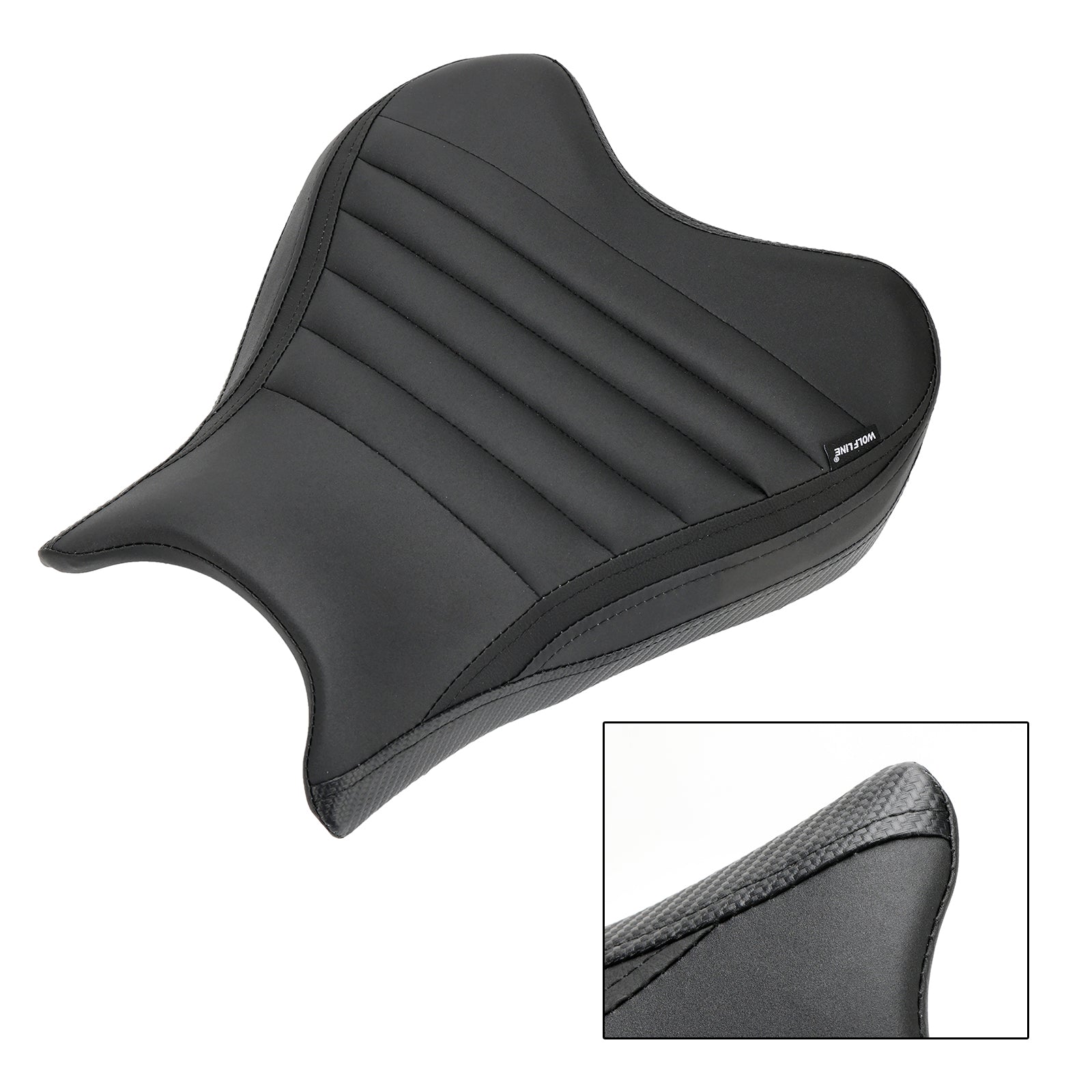 Coussin Raider pour siège conducteur avant, en Pu, adapté à Yamaha Yzf-R7 Yzf R7 2021 – 2022, rouge