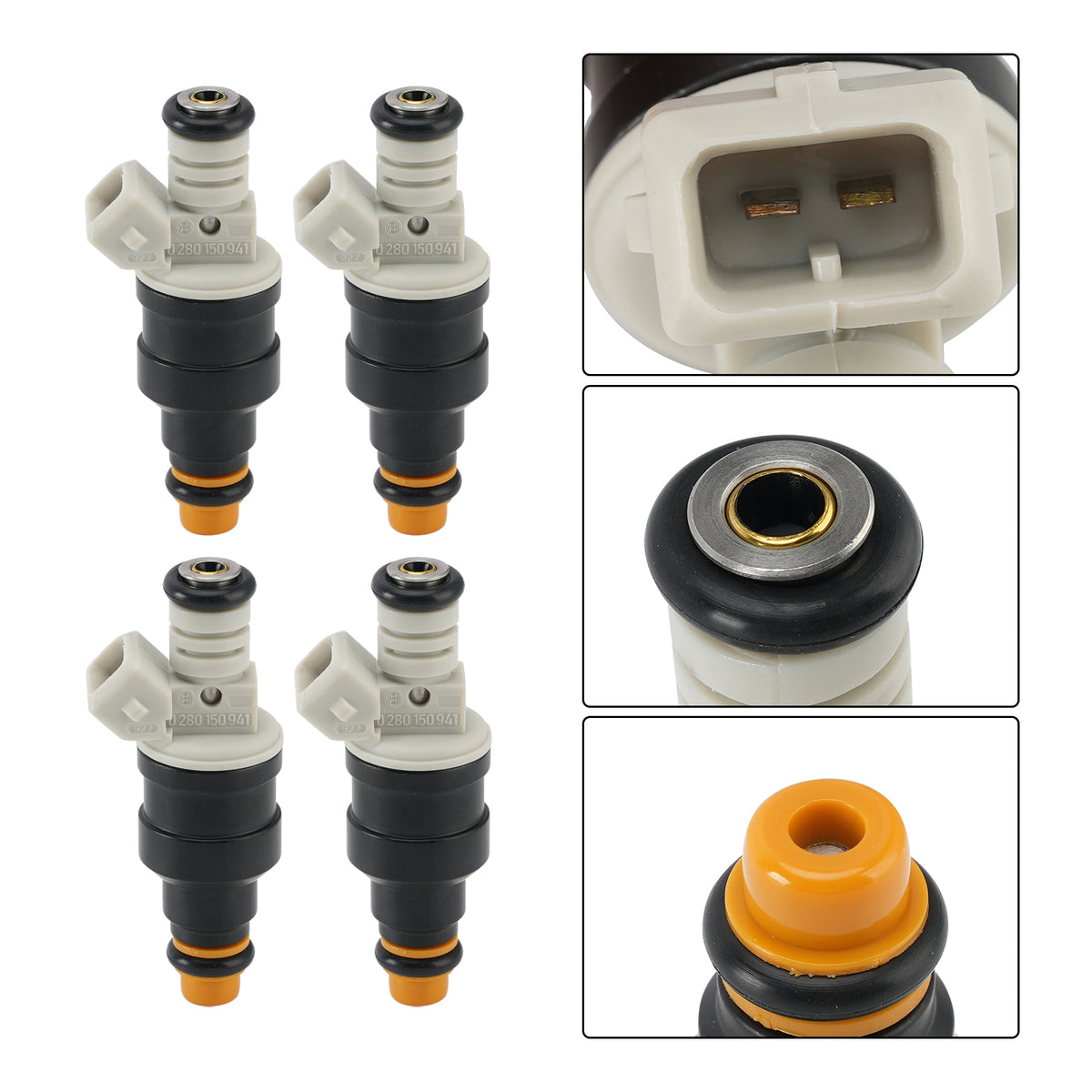 4PCS BMW K1 K100 K1100 K1200 RS LT GT 0280150941 Fuel Injector 0280150705