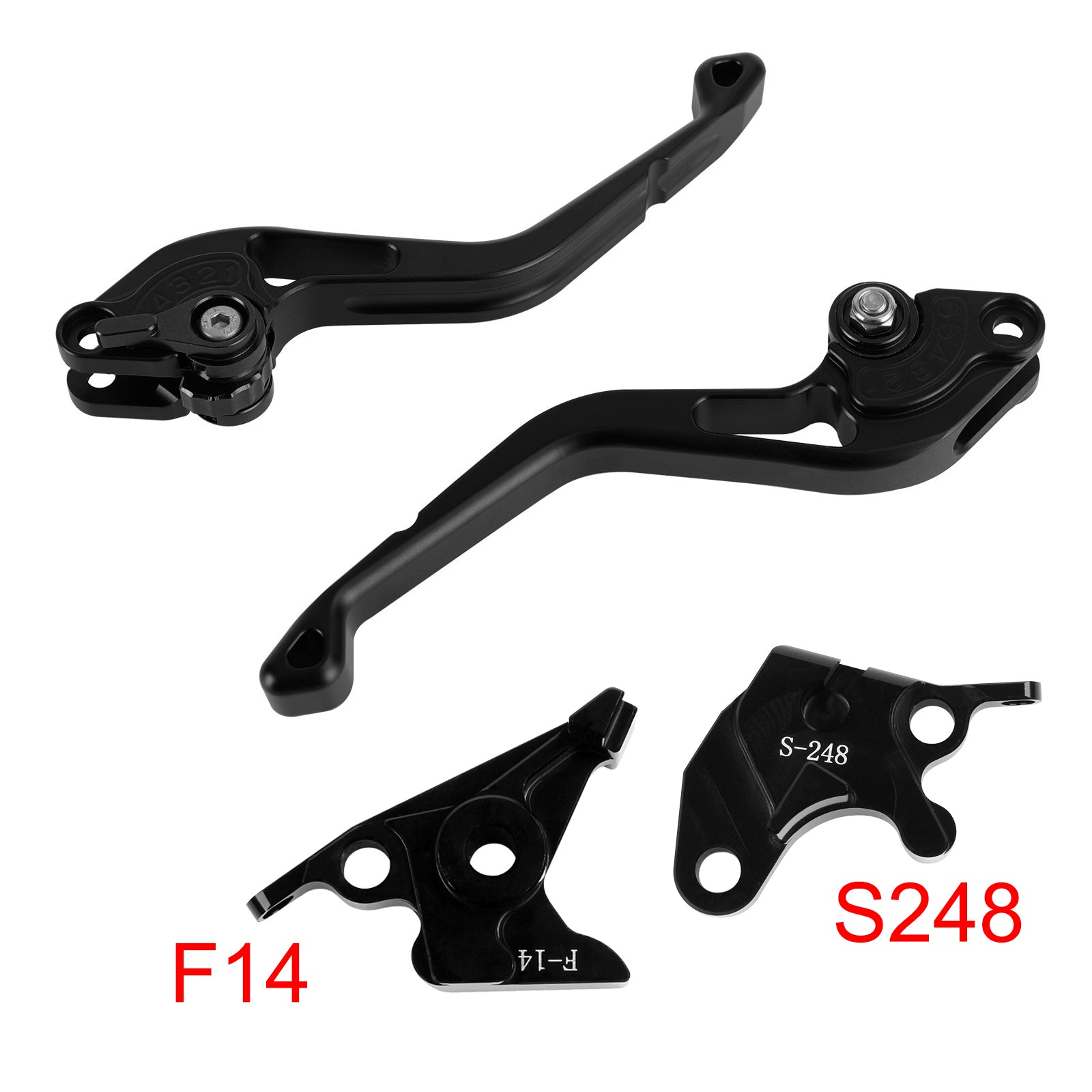 Suzuki GSXR600 750 1000 DL650 GSR600 Sort NY kortkoblingsbremsegreb