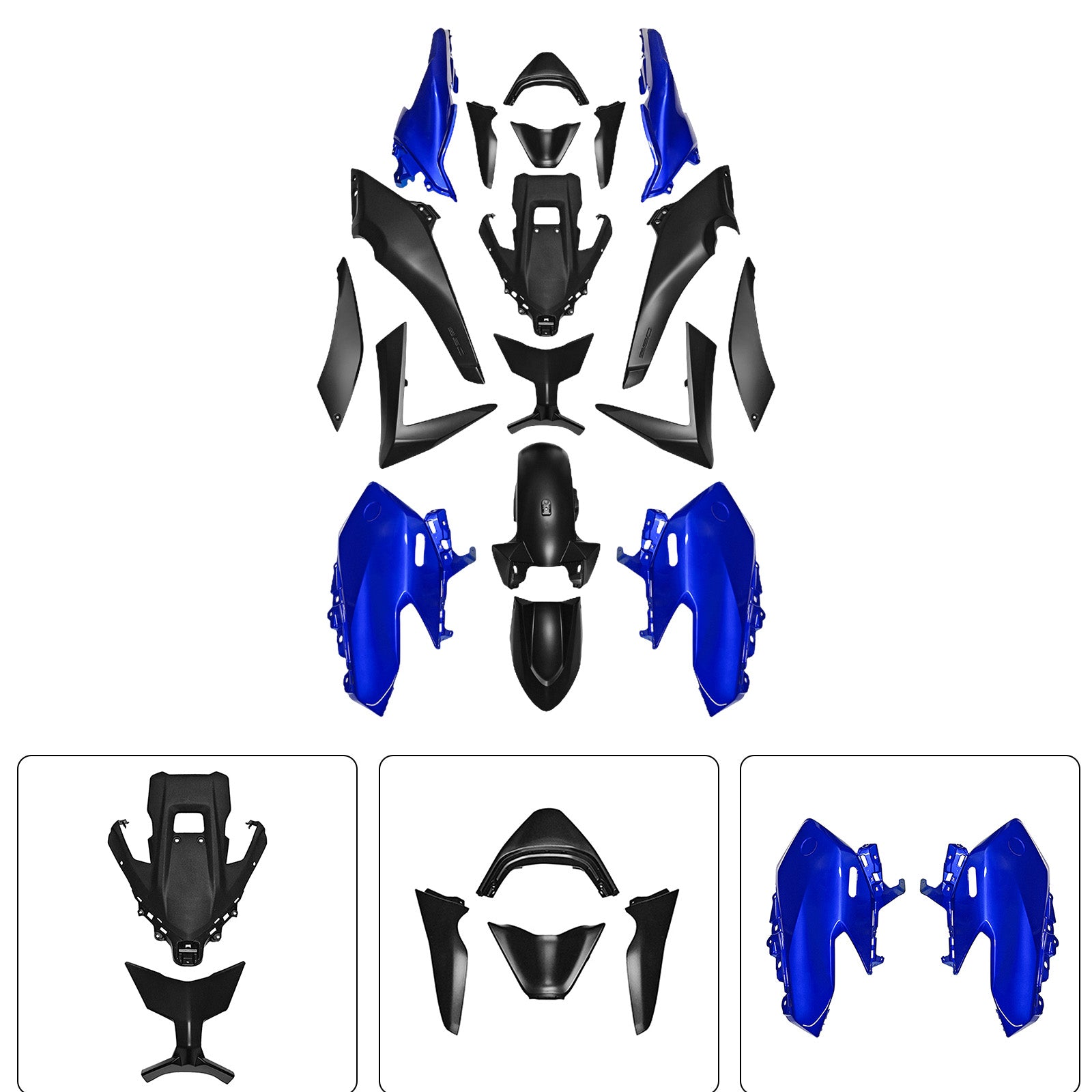 Amotopart 2025-2026 Yamaha TMAX560 Fairing Kit Collection
