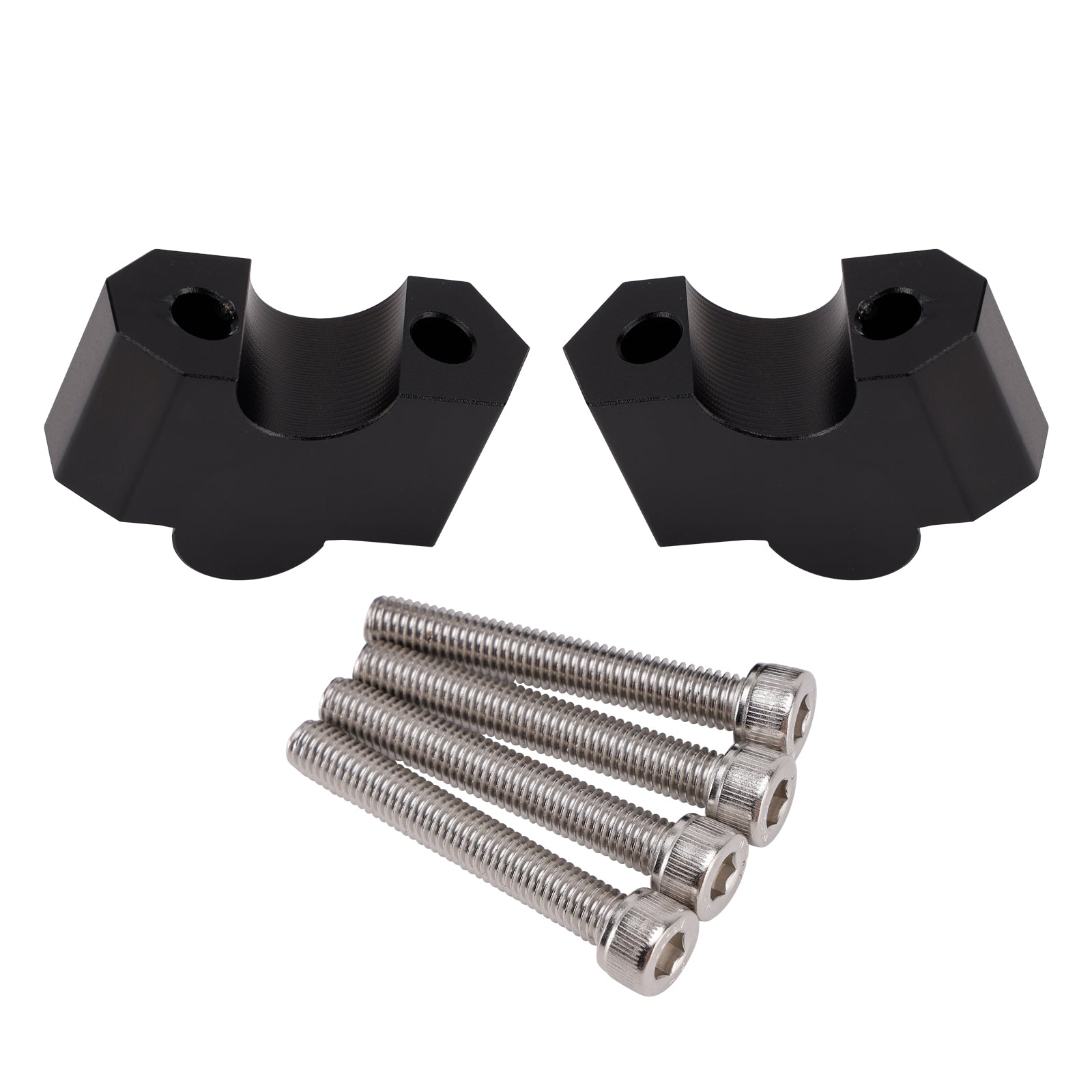 2003 - 2013 KAWASAKI Z750 Z750R Z750S Z1000 Black Handlebar risers 20mm Up