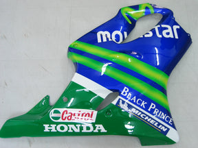 Amotopart 2001-2003 Honda CBR600 F4i Blue&Green Fairing Kit