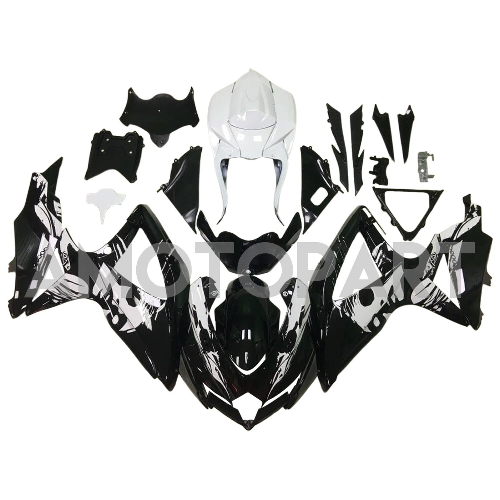 Amotopart 2008-2010 Suzuki GSXR 600/750 Collection de kit de carénage