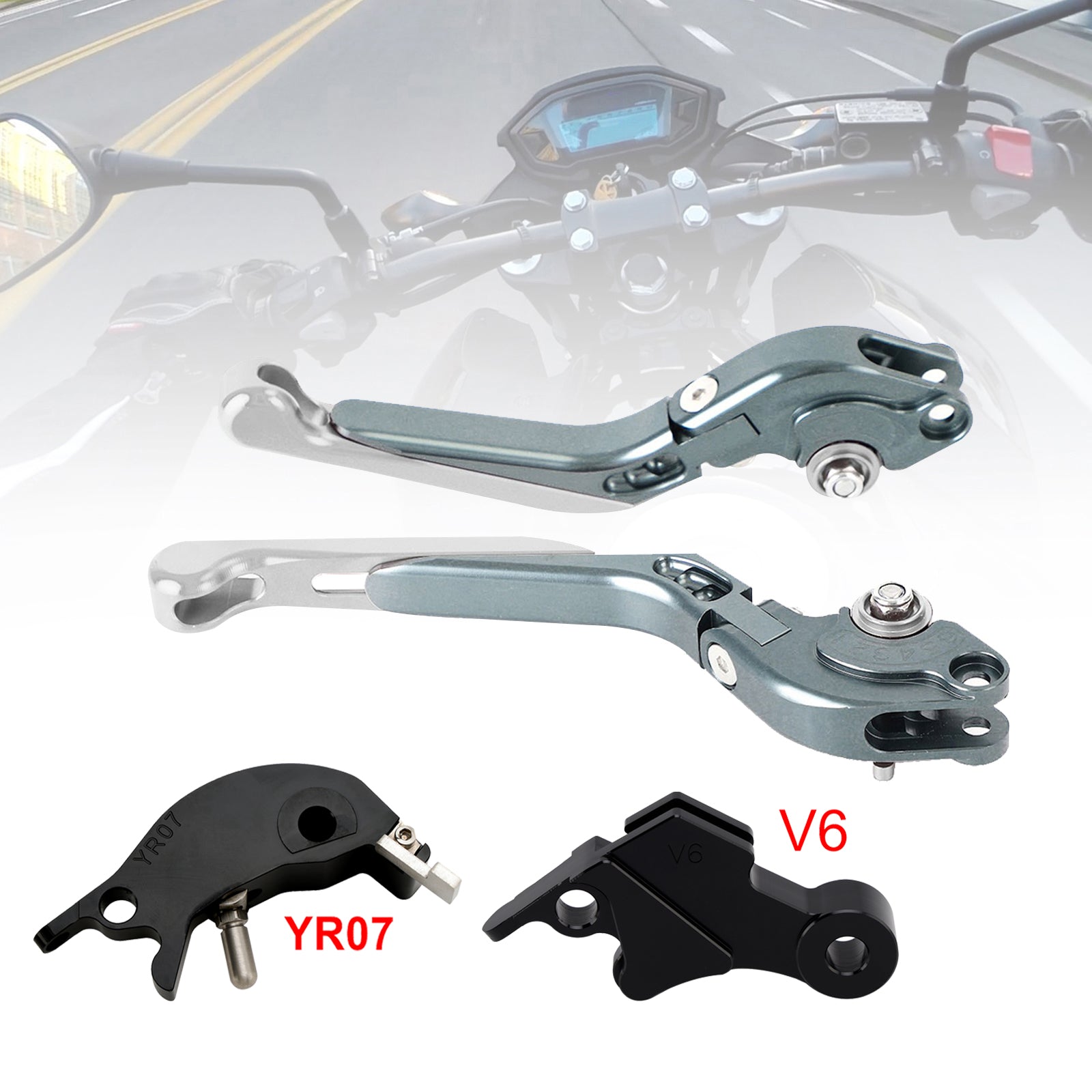2024–2025 Yamaha XSR900 XSR900GP MT-09 verstellbarer Kupplungsbremshebel