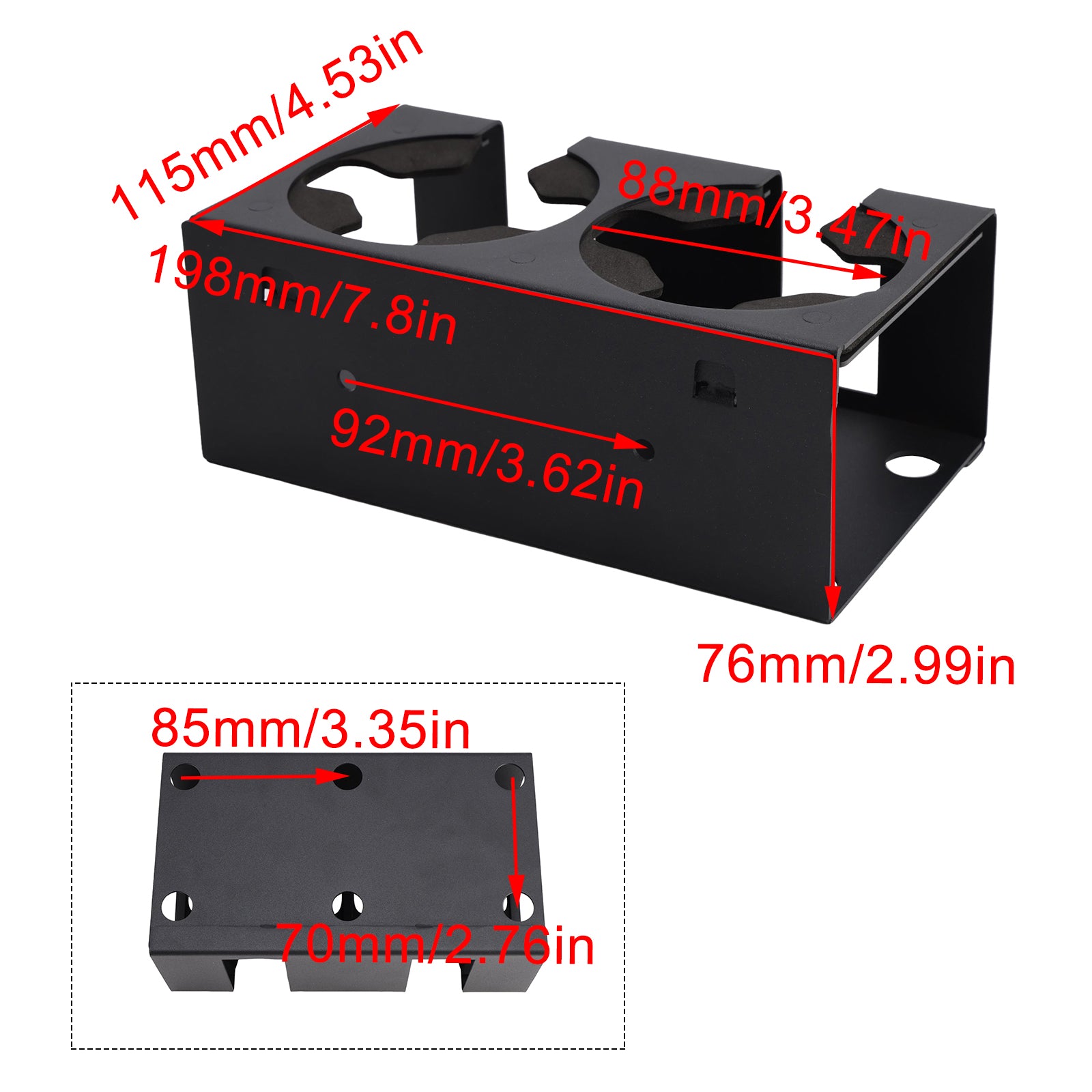 Cf0Moto Cf1000 600Cc 800Cc Zforce Utvs Console Cup Holder Drink Carrier