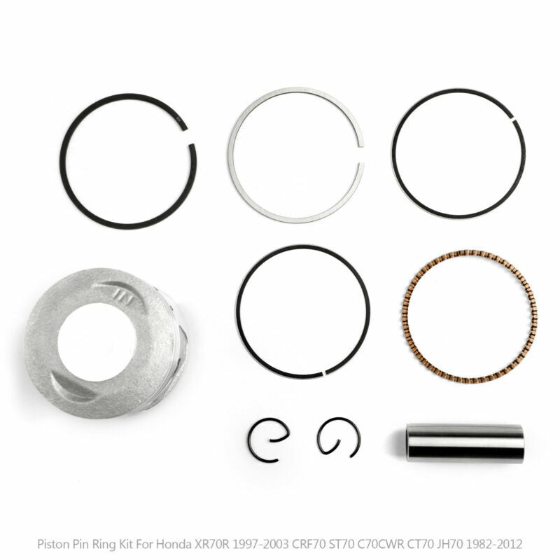 47,25 mm für UK-Kit-Kolbengröße CT70 Honda +0,25 Bohrung C70CWR CRF70F XR70R 1997–12 