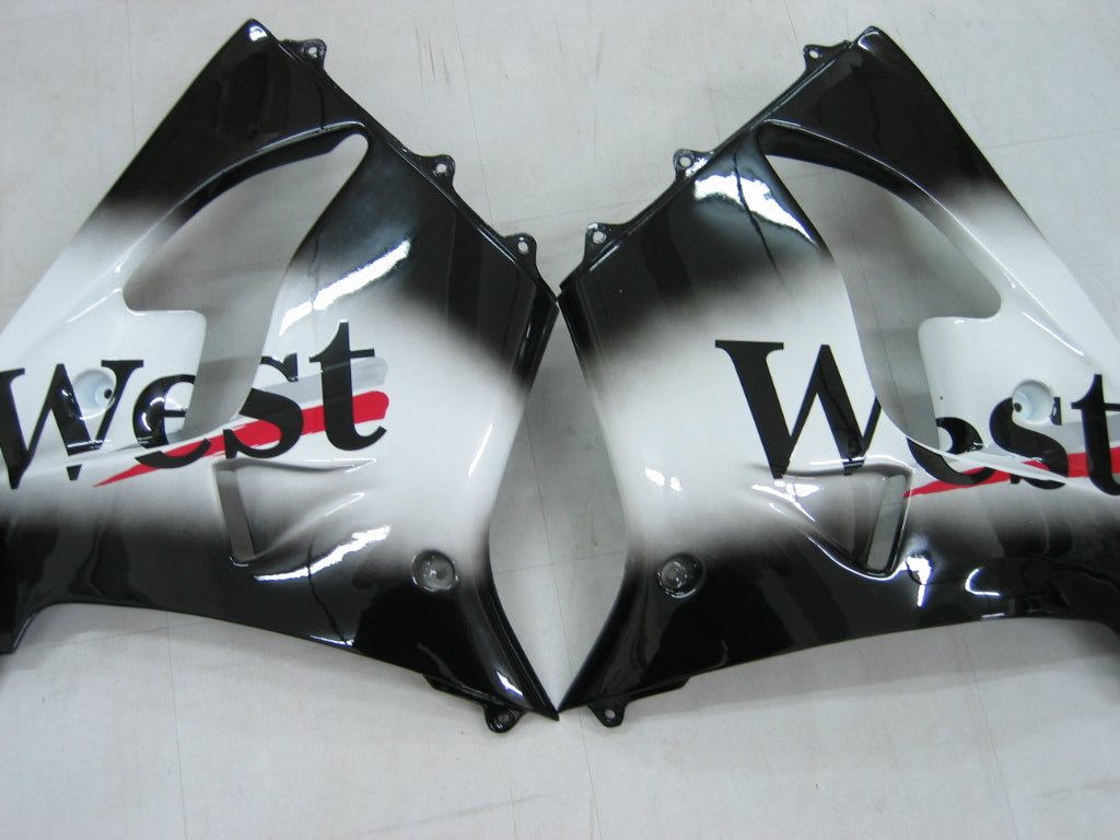 Amotopart 2000-2001 Kawasaki ZX9R Black Fairing Kit