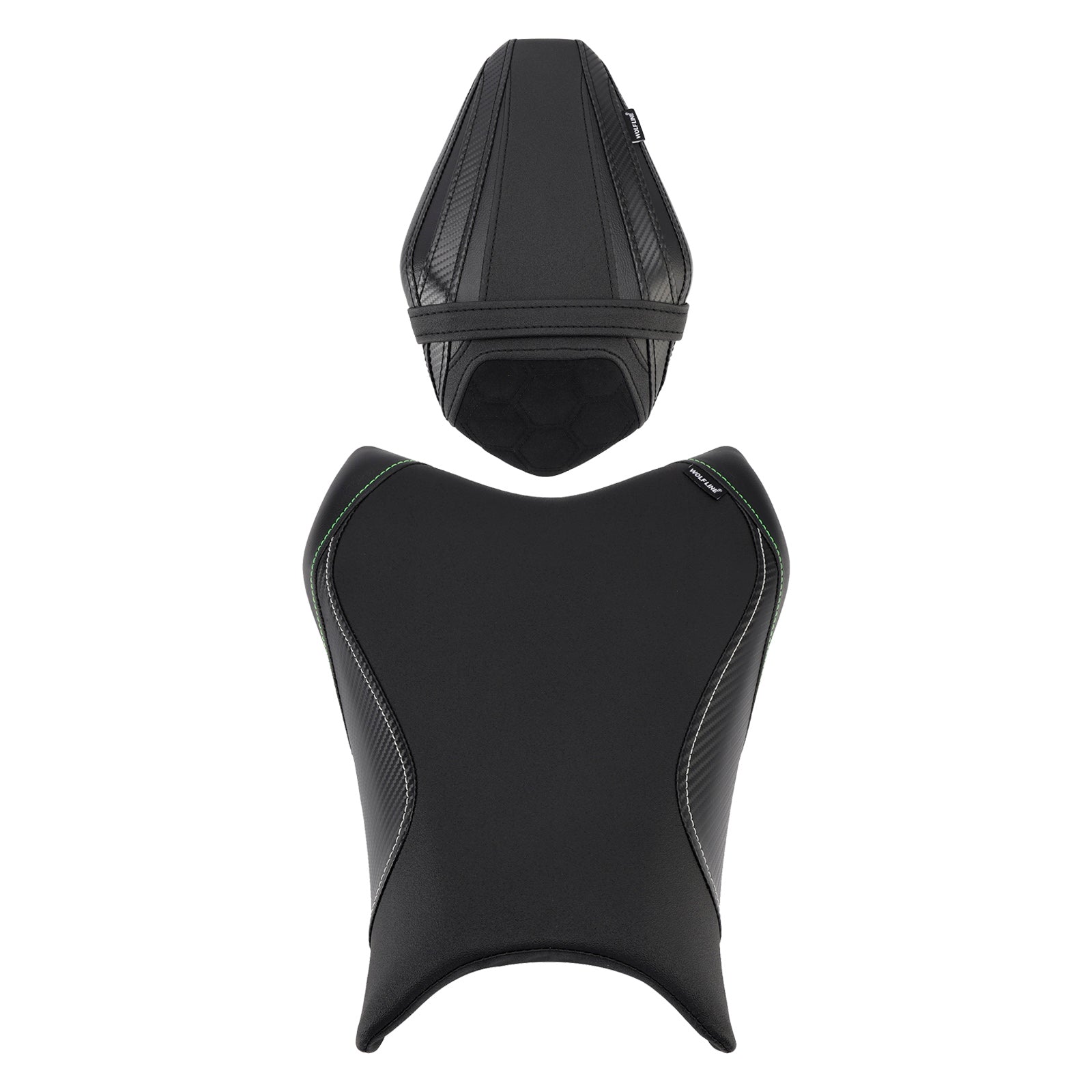 19-25 Kawasaki Zx-6R Zx 6R Lower Front W/ Rear Seat Driver Pillion Black1