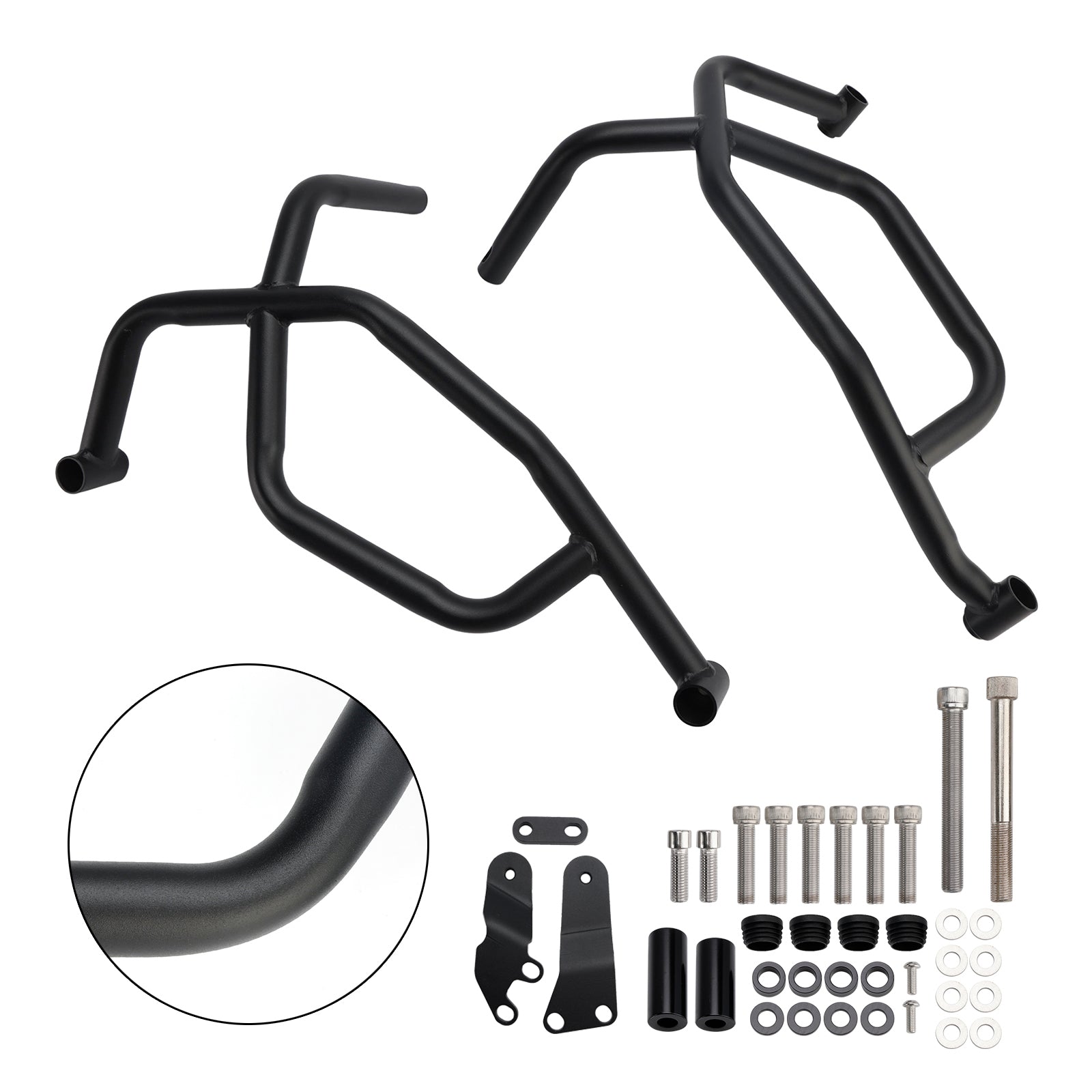 Yamaha Tracer 7 2021-2025 Crash Bar Lower Engine Guard Steel Frame Fit Black