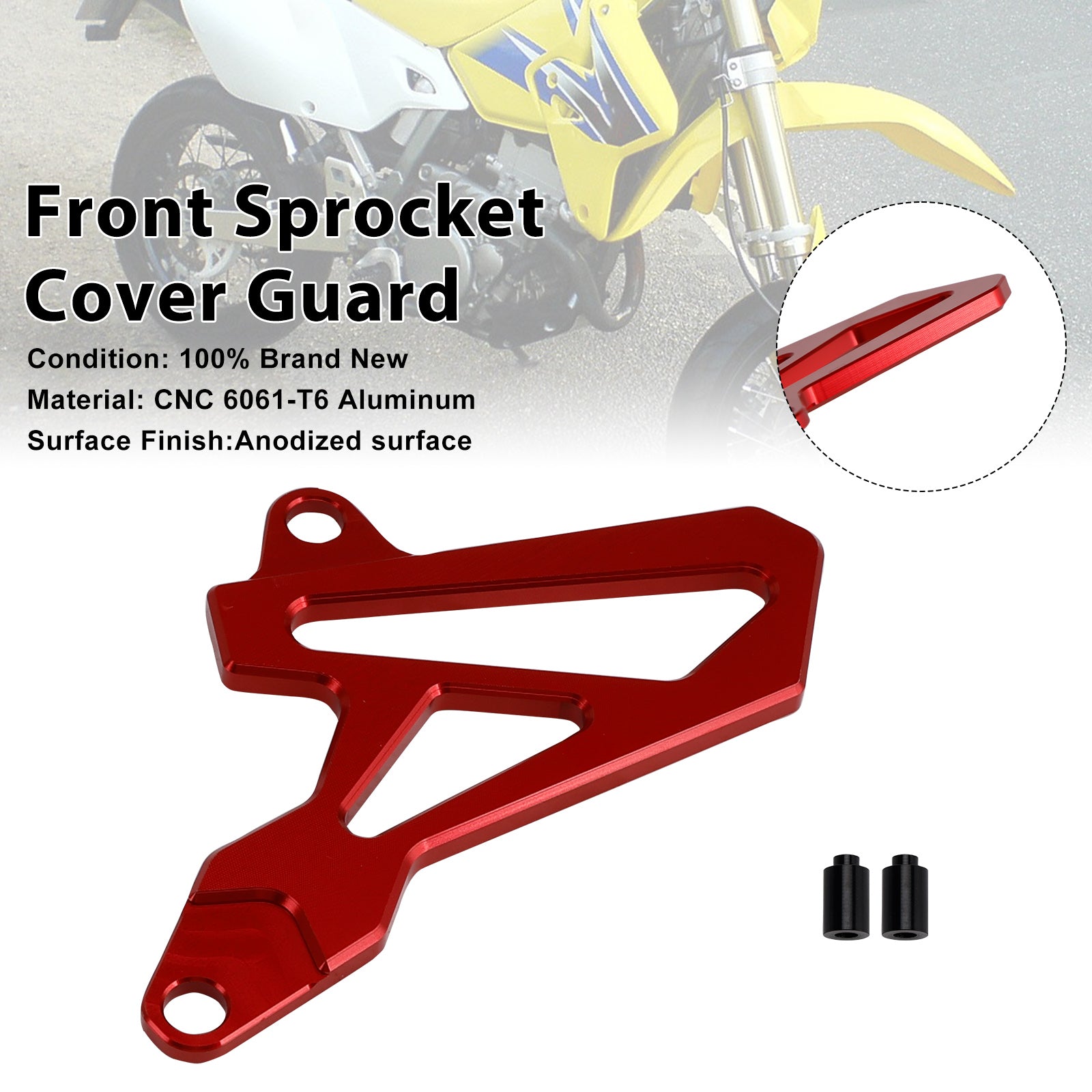 2000-2024 Suzuki DR-Z400SM DRZ400/S/E Front Sprocket Cover Guard