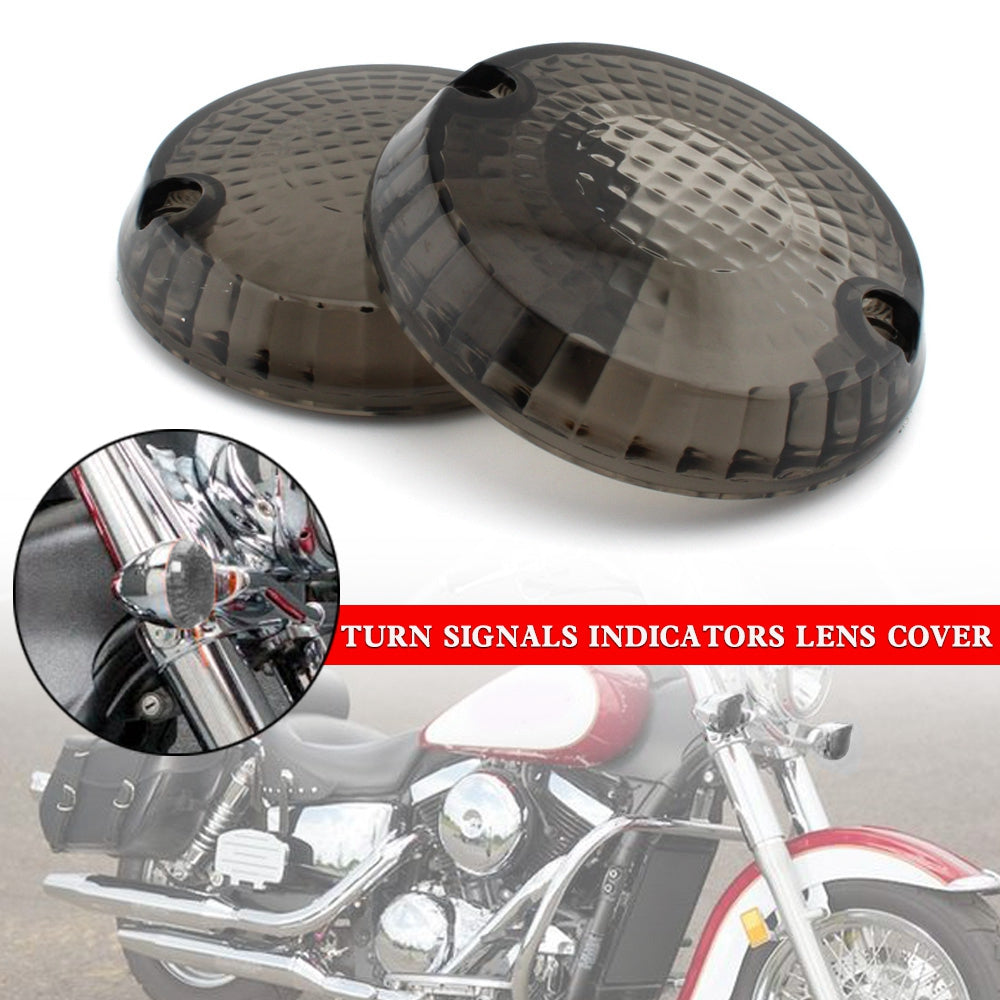 Turn Signals Indicators Lens Cover For Yamaha Kawasaki Vulcan 1500 VN