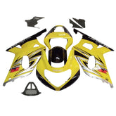 Amotopart 2000-2002 K1 K2 GSXR1000 Suzuki Black&Yellow Style1 Fairing Kit