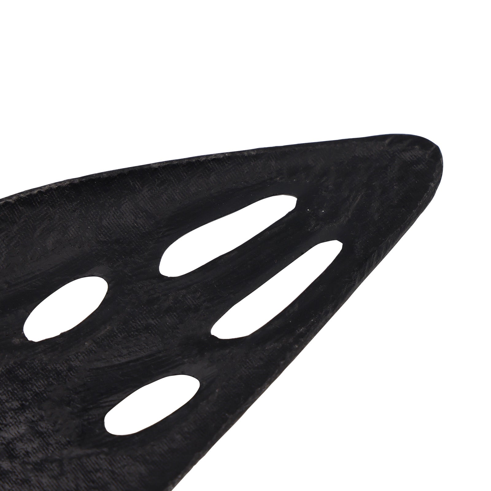 Kawasaki ZX-6R 636 2019-2025 Placa de proteção para pés em fibra de carbono real
