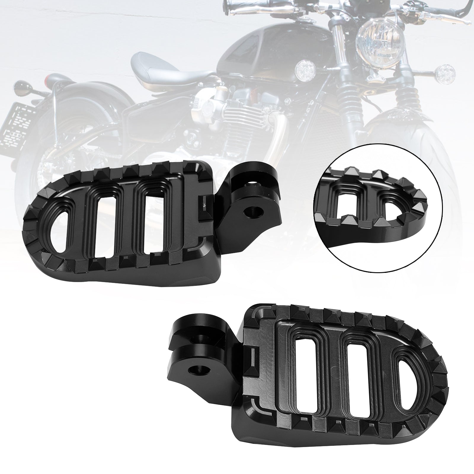 2016-2022 Bonneville T100 T120 Front Footrests Foot Peg