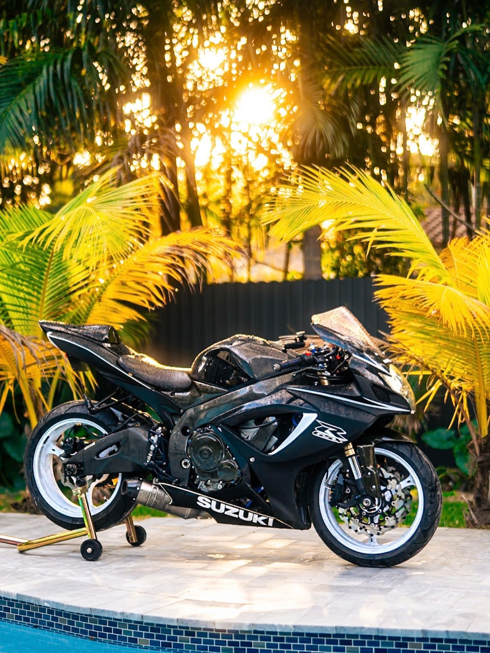 Amotopart 2006-2007 Suzuki GSXR 600/750 zwarte kuipset