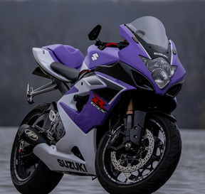 Amotopart 2005-2006 Suzuki GSXR1000 Kit de carenado blanco morado