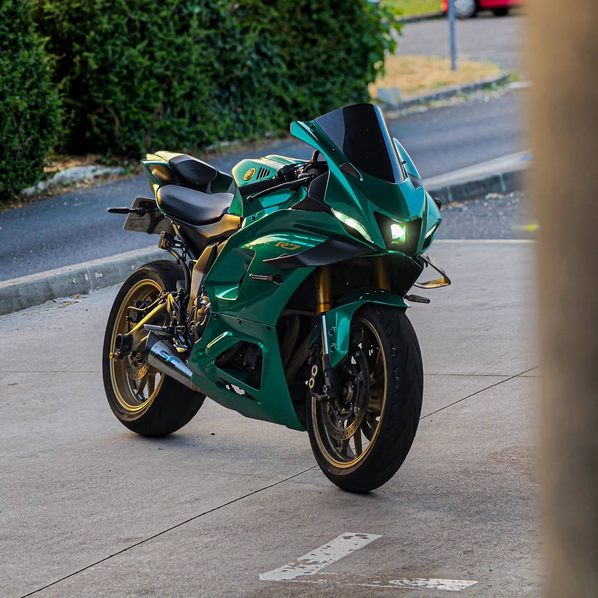 Kit carena Amotopart 2021-2025 Yamaha YZF-R7 verde lucido