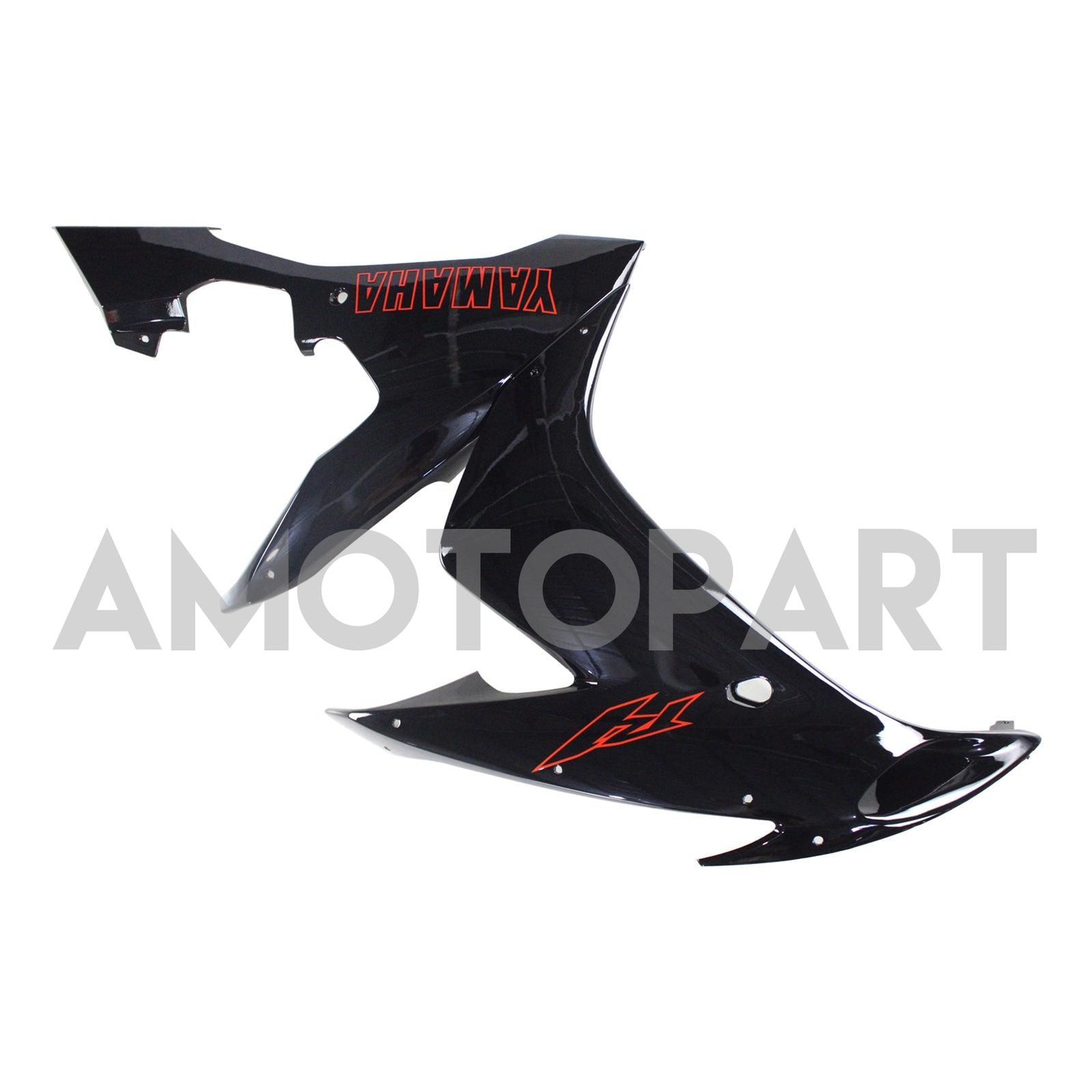 AMOTOPART 2004-2006 YZF 1000 R1 YAMAHA SVART MED RED LOGO FAIRING KIT