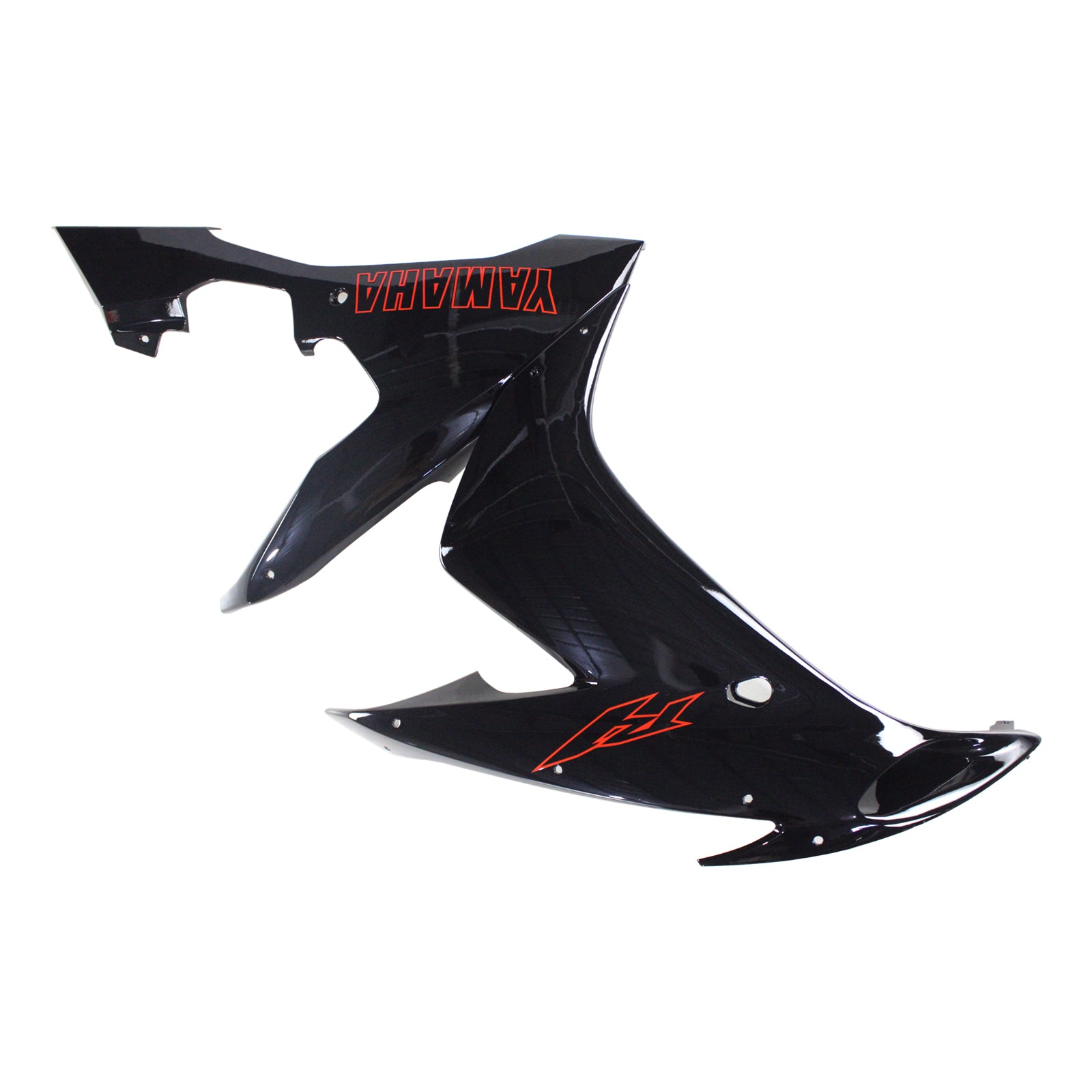 Amotopart 2004-2006 YZF 1000 R1 Yamaha Black with Red Logo Fairing Kit