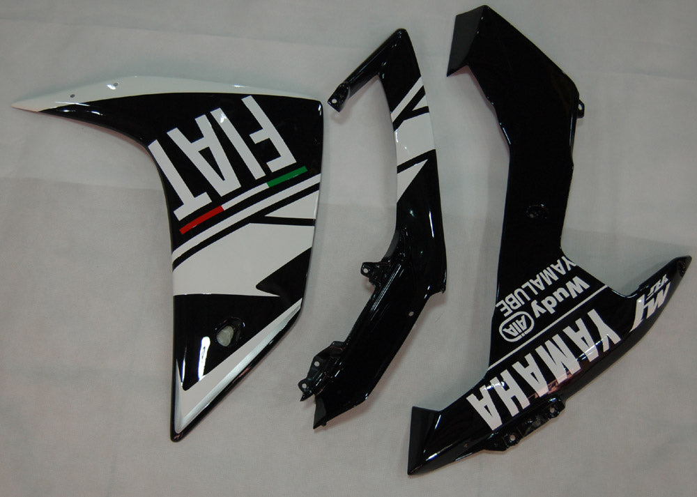 Amotopart 2007-2008 Yamaha YZF 1000 R1 Black&White Style3 Fairing Kit