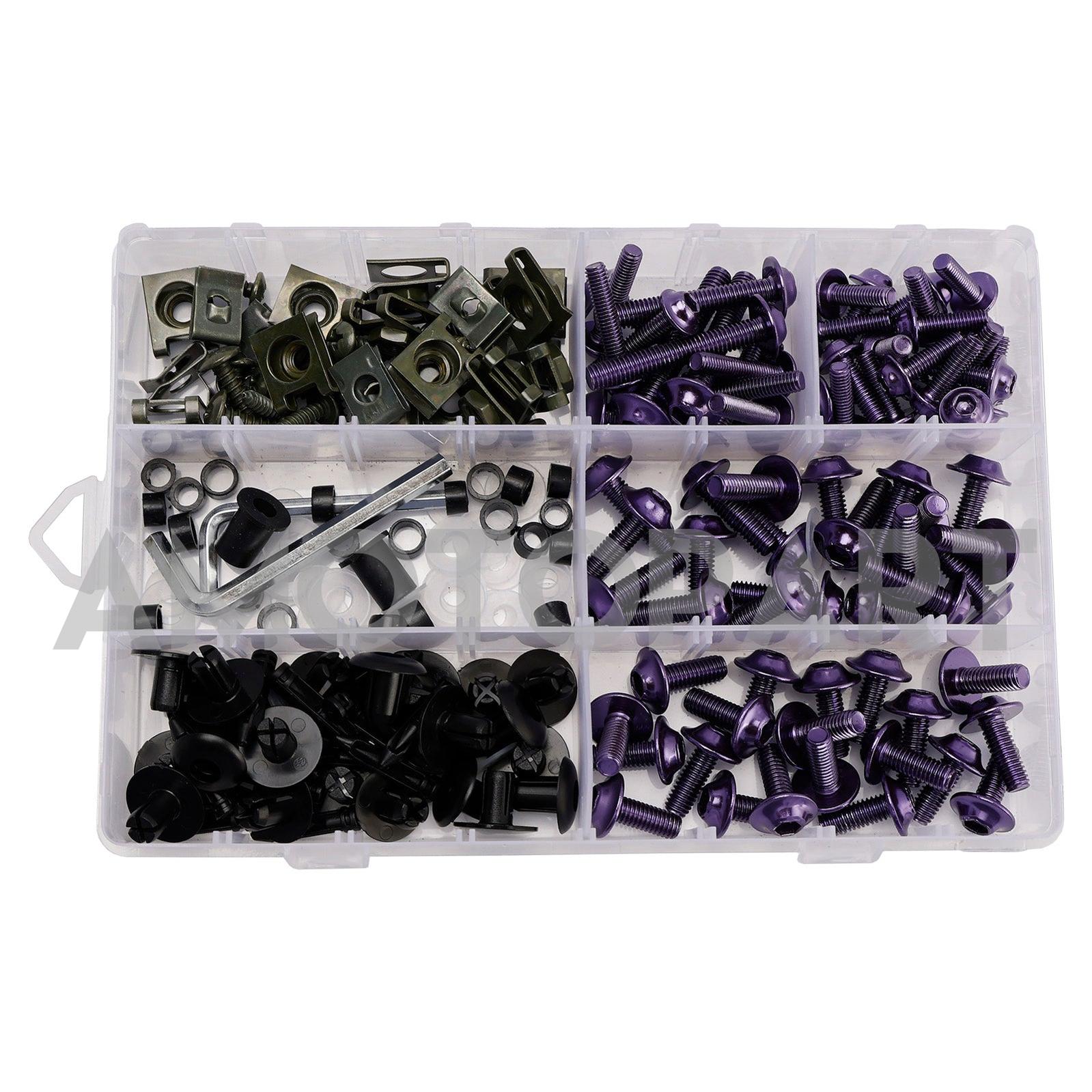 Amotopart 2021-2025 Yamaha YZF-R7 Mid Night Purple Carbon Fiber Pattern Fairing Kit