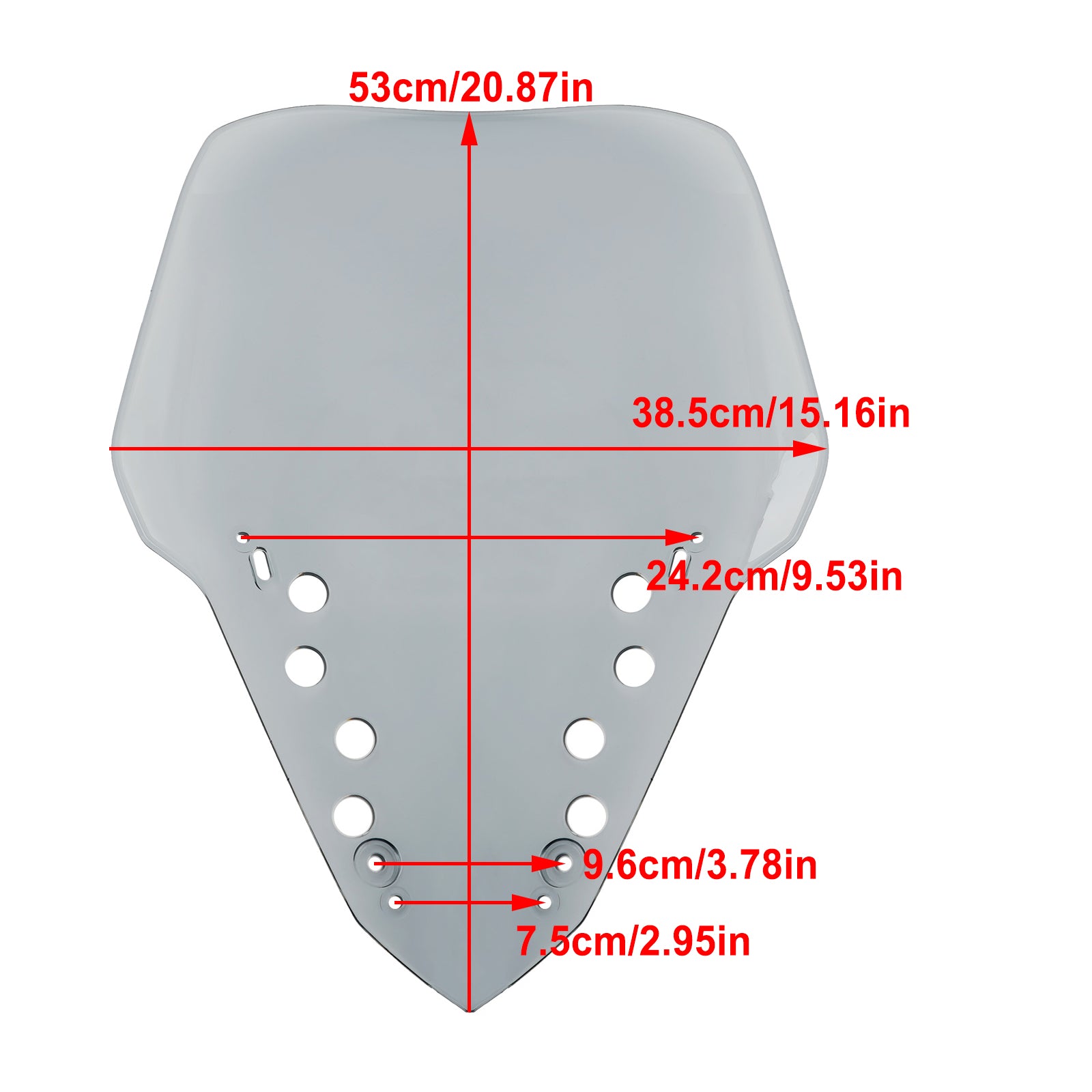 ABS Motorcycle Windshield WindScreen fit for YAMAHA X-MAX 300 2023