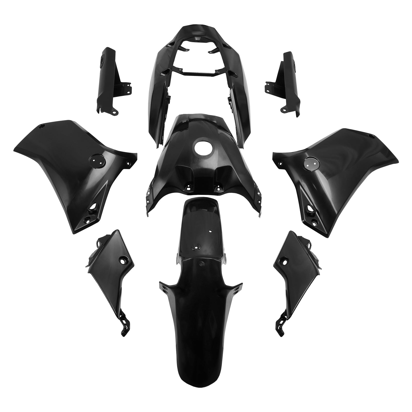 Amotopart 2019-2024 Yamaha Tenere 700 Unpainted Fairing Kit