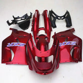 Amotopart 1993-2003 ZZR1100 Kawasaki Gloss Red Fairing Kit