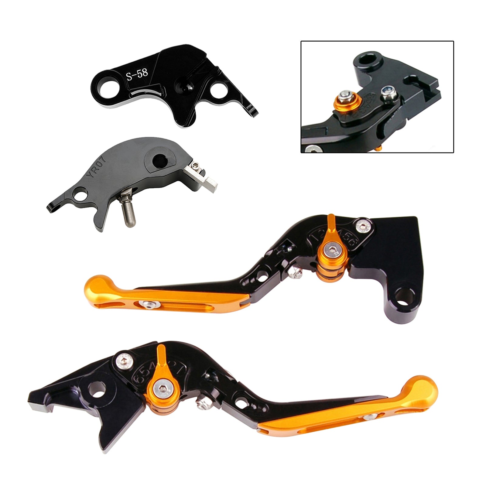 22-23 YAMAHA YZF R7 MT-10/SP FZ-10/SP Adjustable Clutch Brake Lever