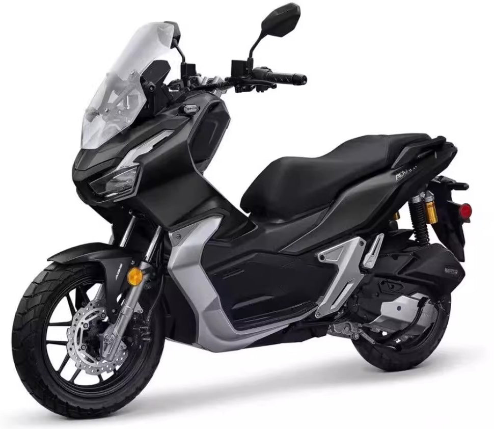 Amotopart 2018-2021 Honda ADV150 Verkleidungssatz, Schwarz/Weiß/Grau