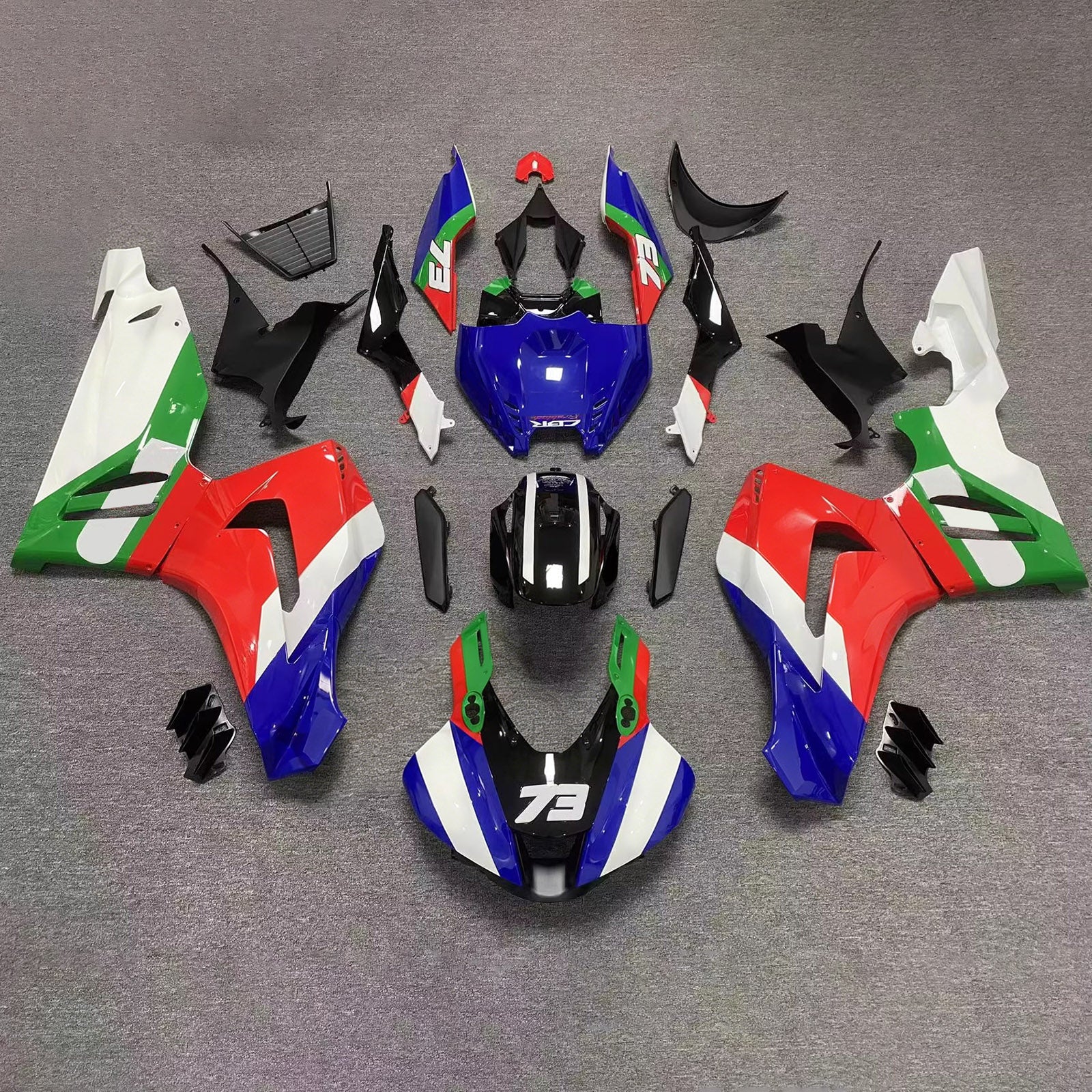Amotopart 2020-2023 Honda CBR1000RR-R White/Red/Green/Blue Fairing Kit