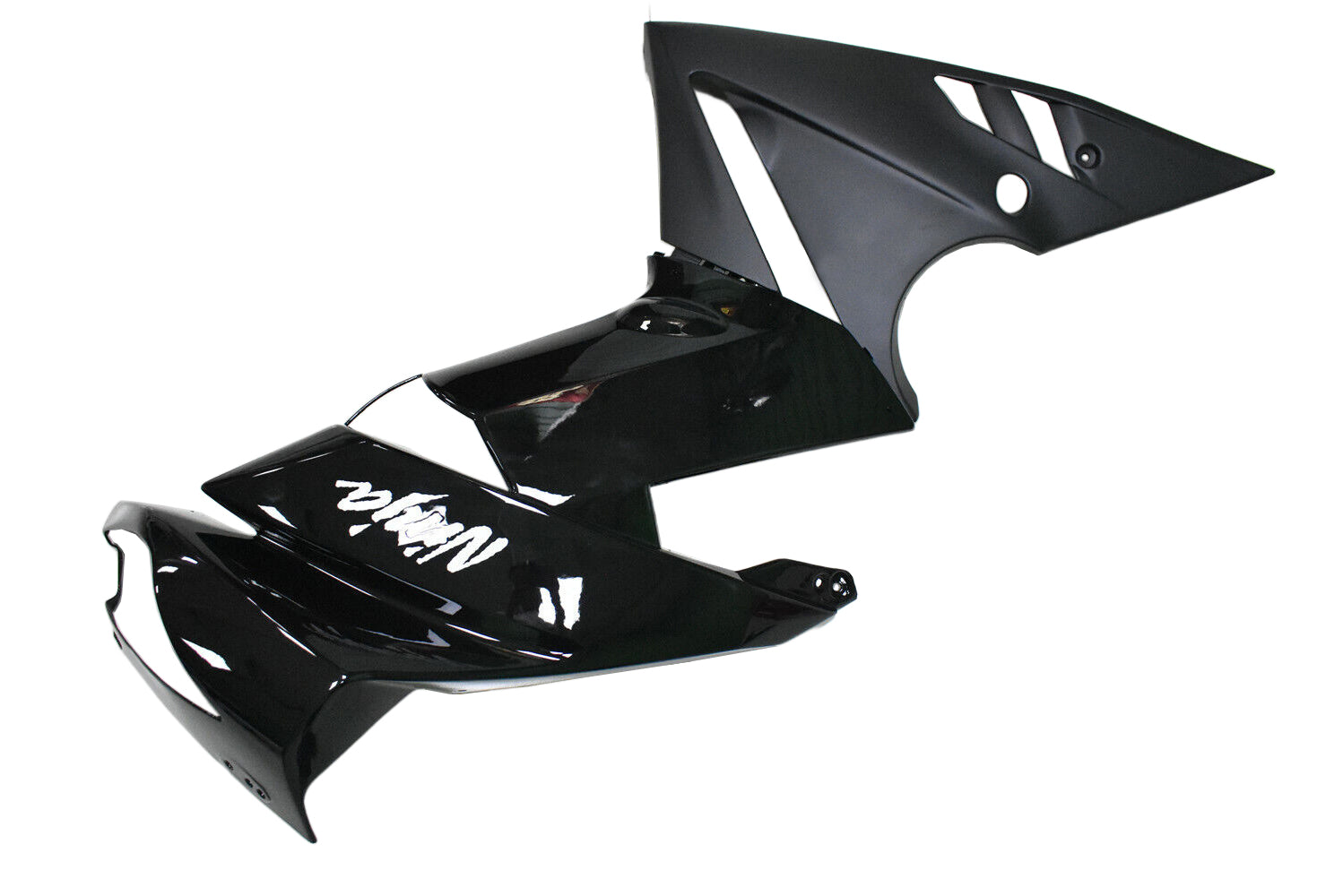 Amotopart 2009-2011 Ninja 650 ER-6F EX650 Kawasaki Black Fairing Kit