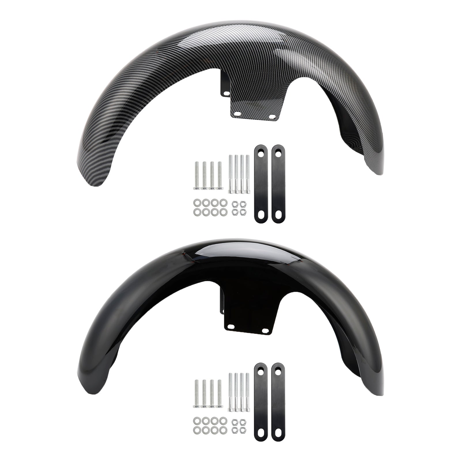 Touring Electra Street Road Glide Bag gers FLHT FLHR19" Wrap Front Fender ABS