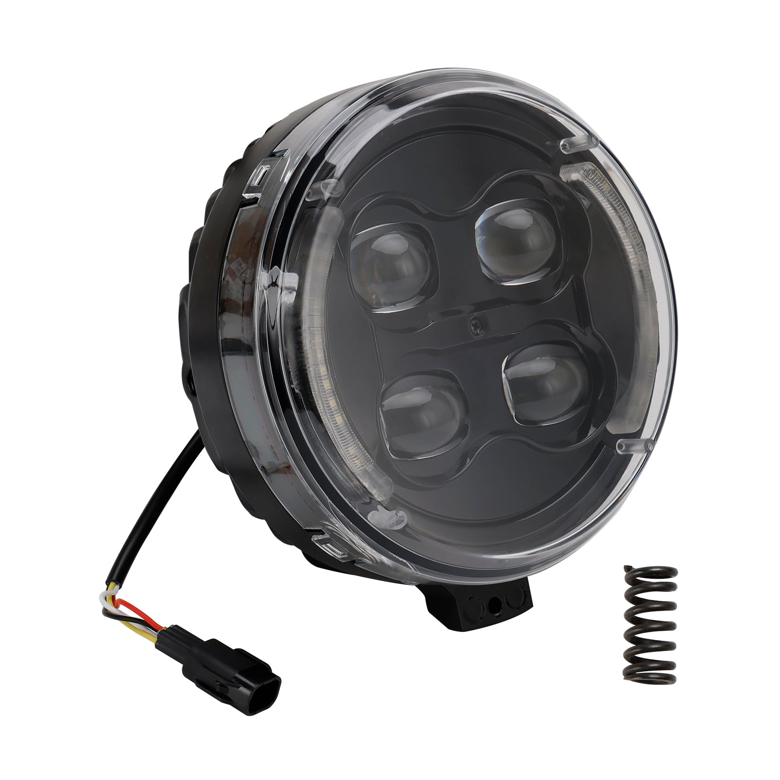 Protecteur Led de calandre de phare avant, pour HONDA CM300 500 1100 CL500, fumée