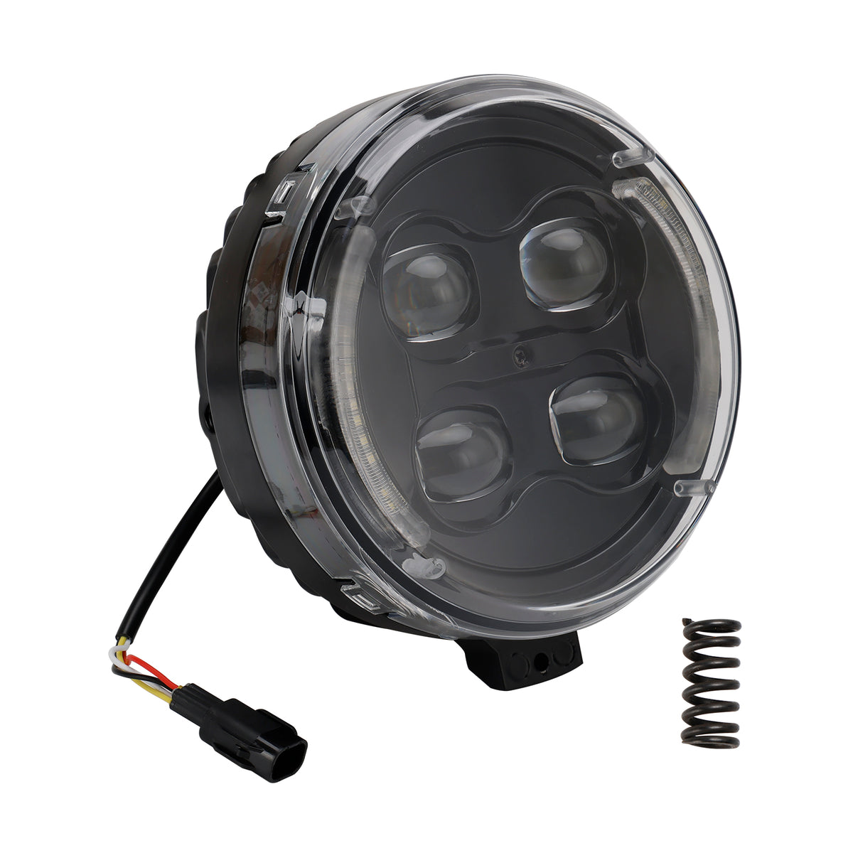 Frontscheinwerfer-Gitter-Scheinwerfer-LED-Schutz für Honda CM300 500 1100 CL500 Smoke