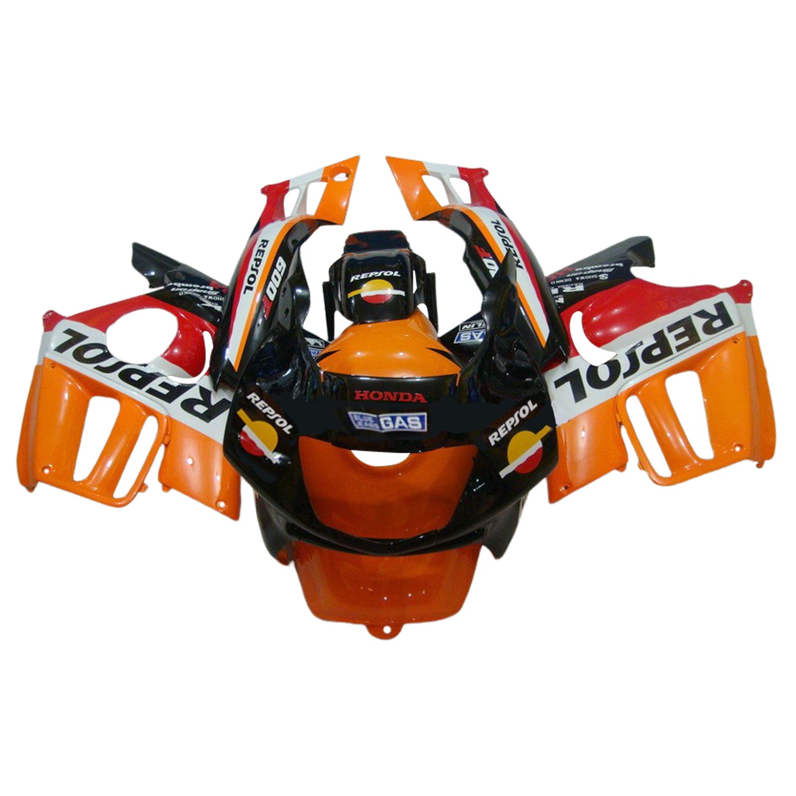 Amotopart 1995–1996 Honda CBR600 F3 Orange Schwarz Verkleidungsset