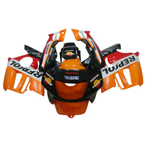 Amotopart 1995-1996 Kit carena Honda CBR600 F3 arancione nero