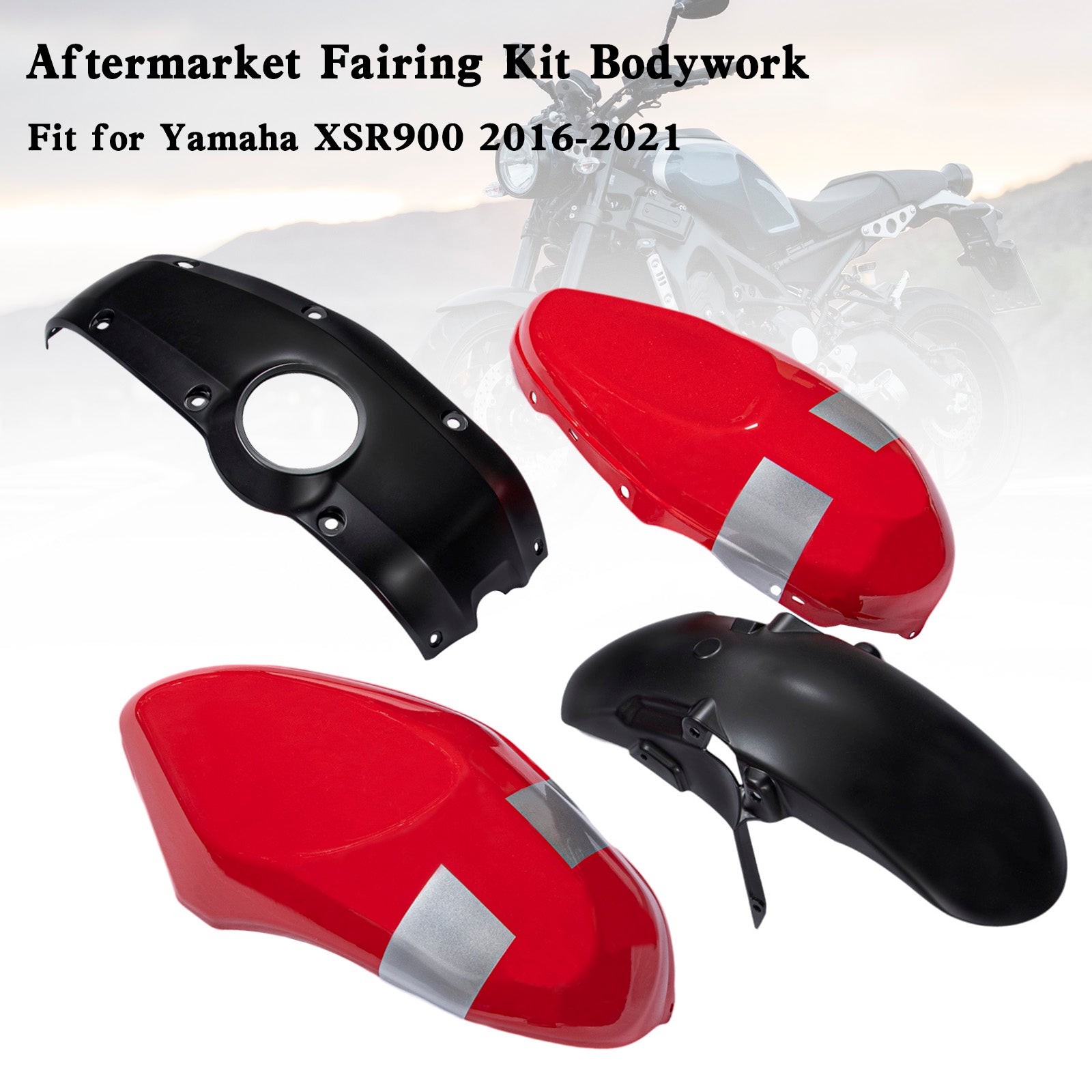 Amotopart 2016-2021 Yamaha XSR900 Fairing Kit